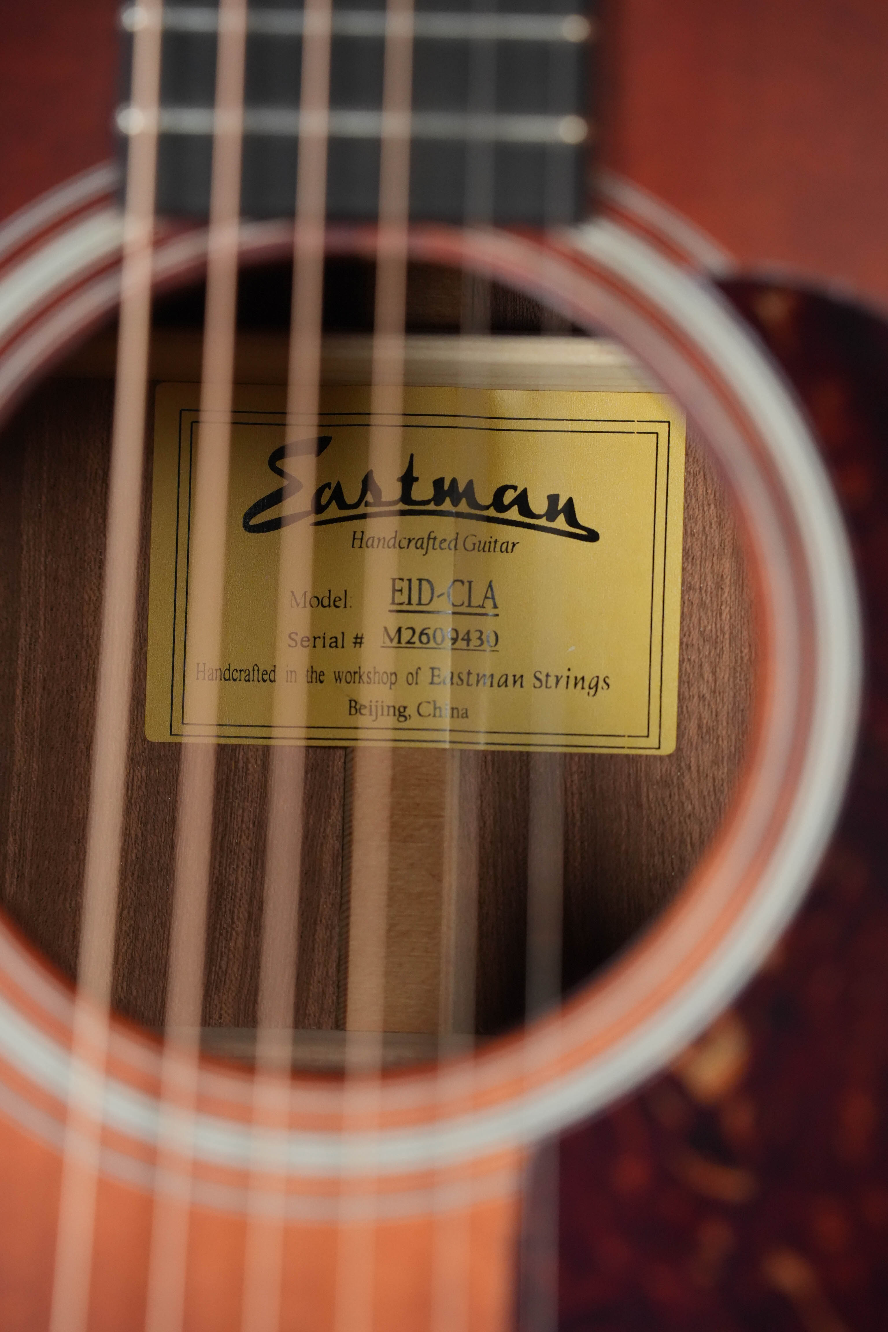 Eastman E1D-CLA Classic Finish Dreadnought Acoustic Guitar #9430