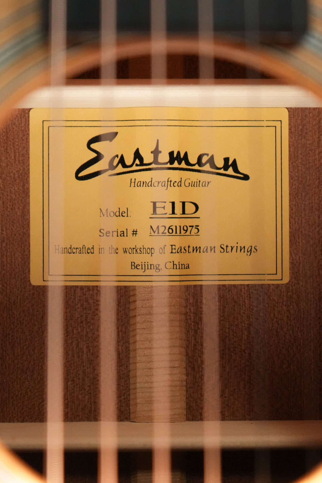 Eastman E1D Sitka/Sapele Dreadnought Acoustic Guitar #1975