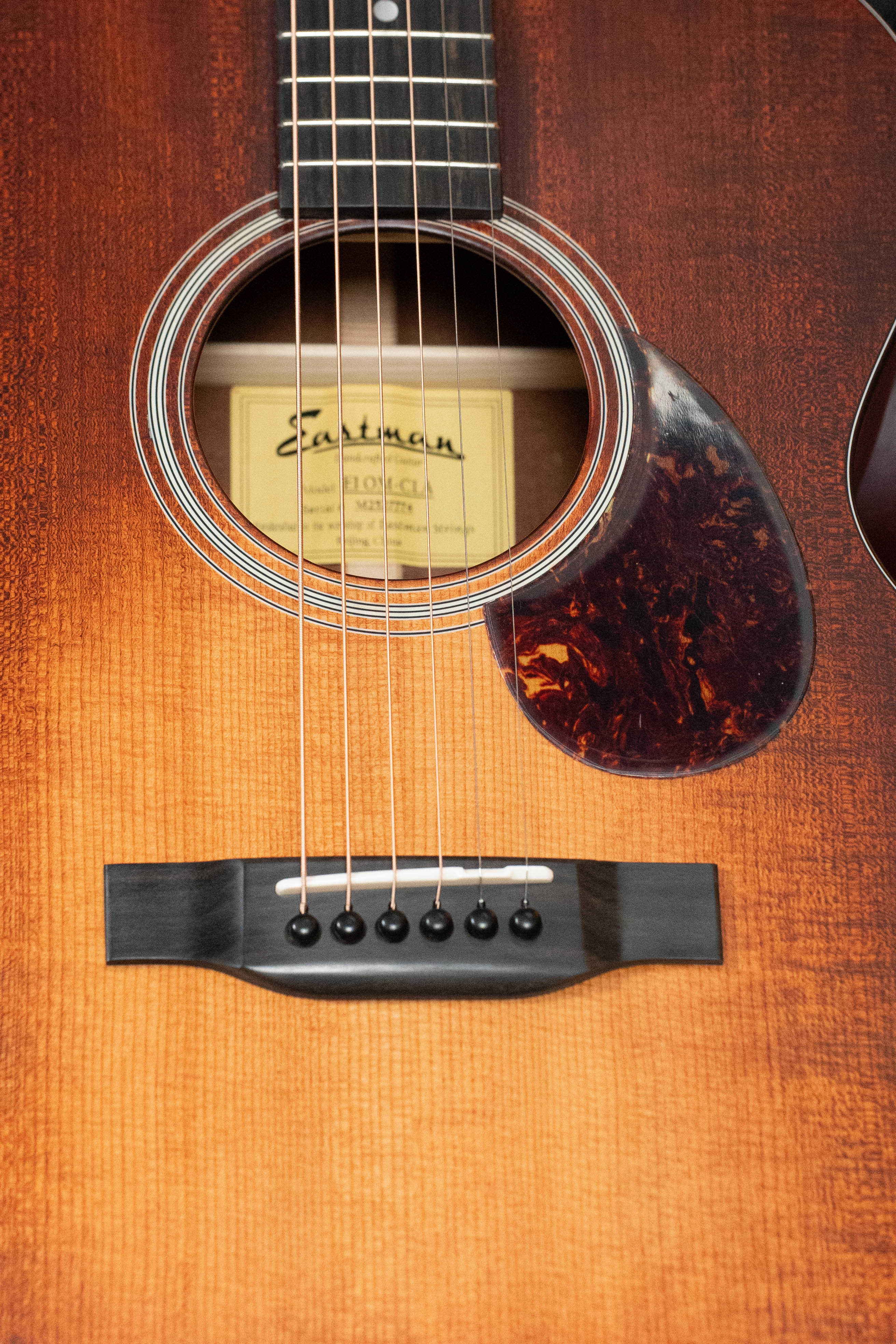 Eastman E1OM-CLA All Solid Sitka/Sapele Classic Finish Orchestra Model Acoustic Guitar #7774