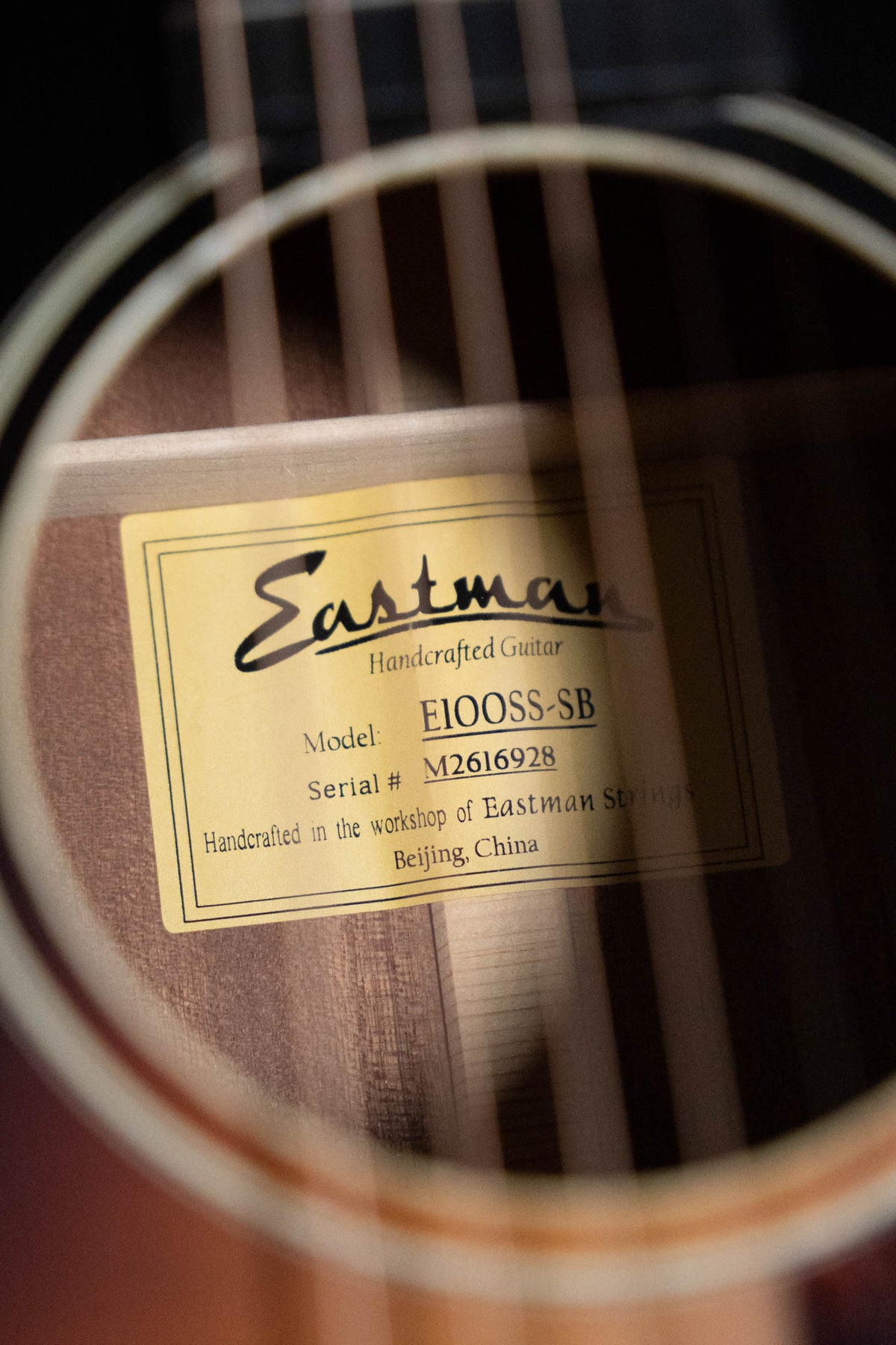 Eastman E1OOSS-SB Sunburst OO Slope Shoulder Acoustic Guitar #6928