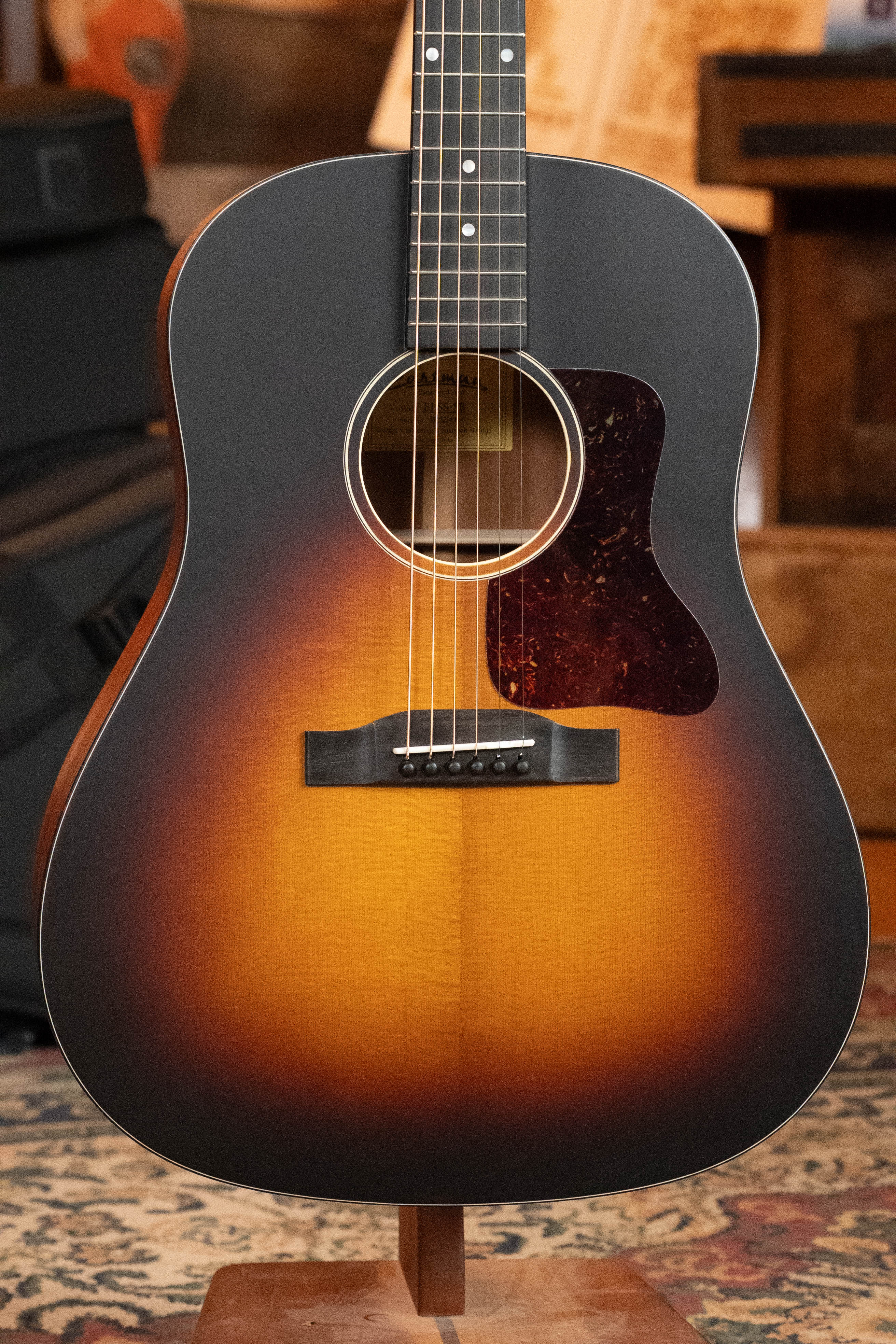 Eastman E1SS-SB Sitka/Sapele Sunburst Slope Shoulder Dreadnought Acoustic Guitar #1441