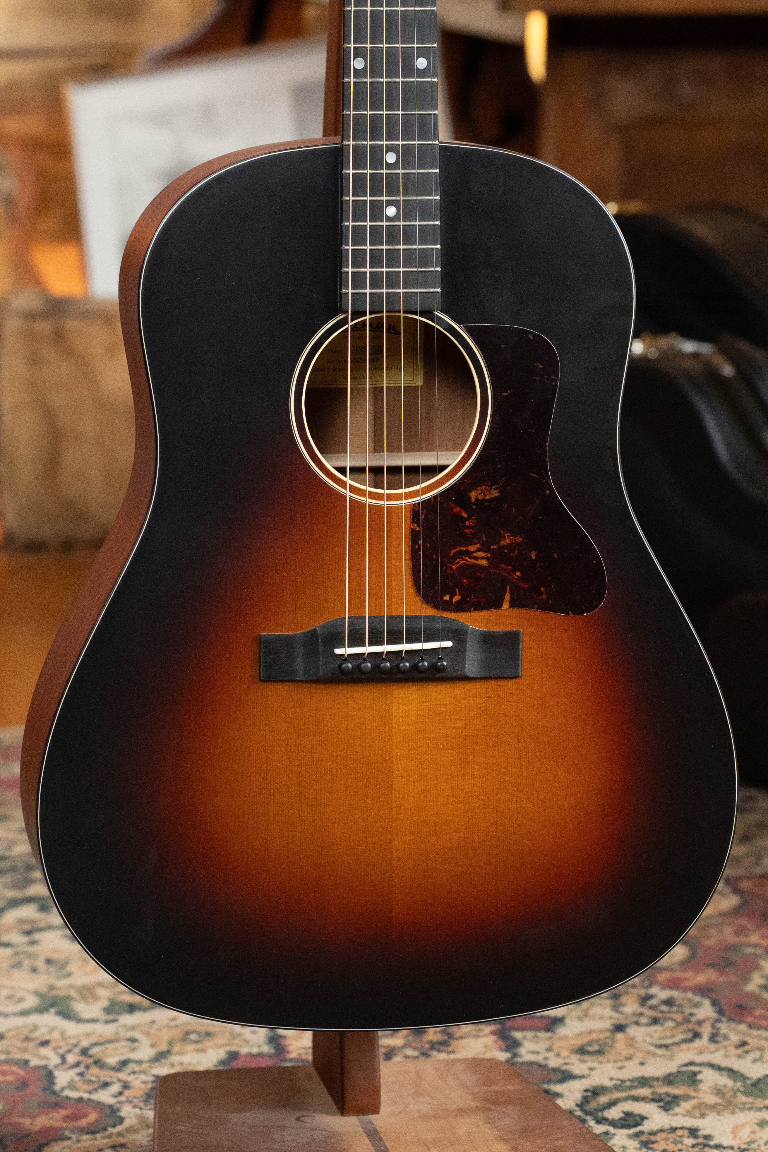 Eastman E1SS-SB Sitka/Sapele Sunburst Slope Shoulder Dreadnought Acoustic Guitar #8069