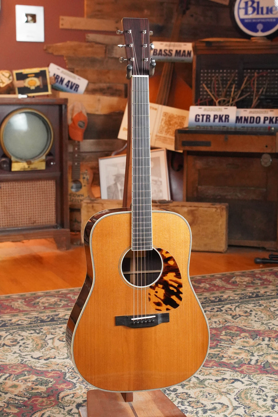 Eastman E20D-LSH-TC Thermo-Cured Adirondack/Rosewood Large Soundhole Dreadnought Acoustic Guitar #0637
