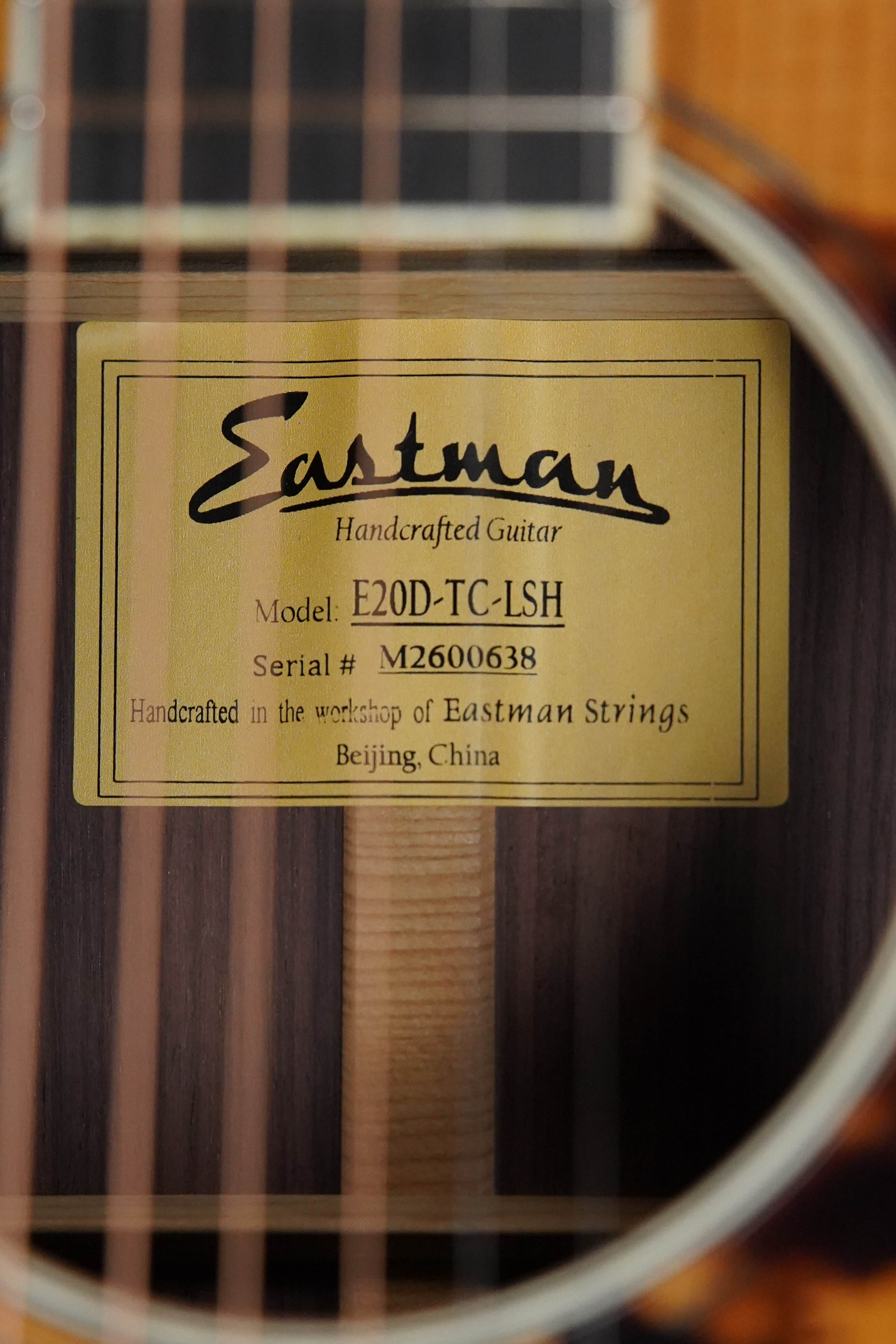 Eastman E20D-LSH-TC Thermo-Cured Adirondack/Rosewood Large Soundhole D