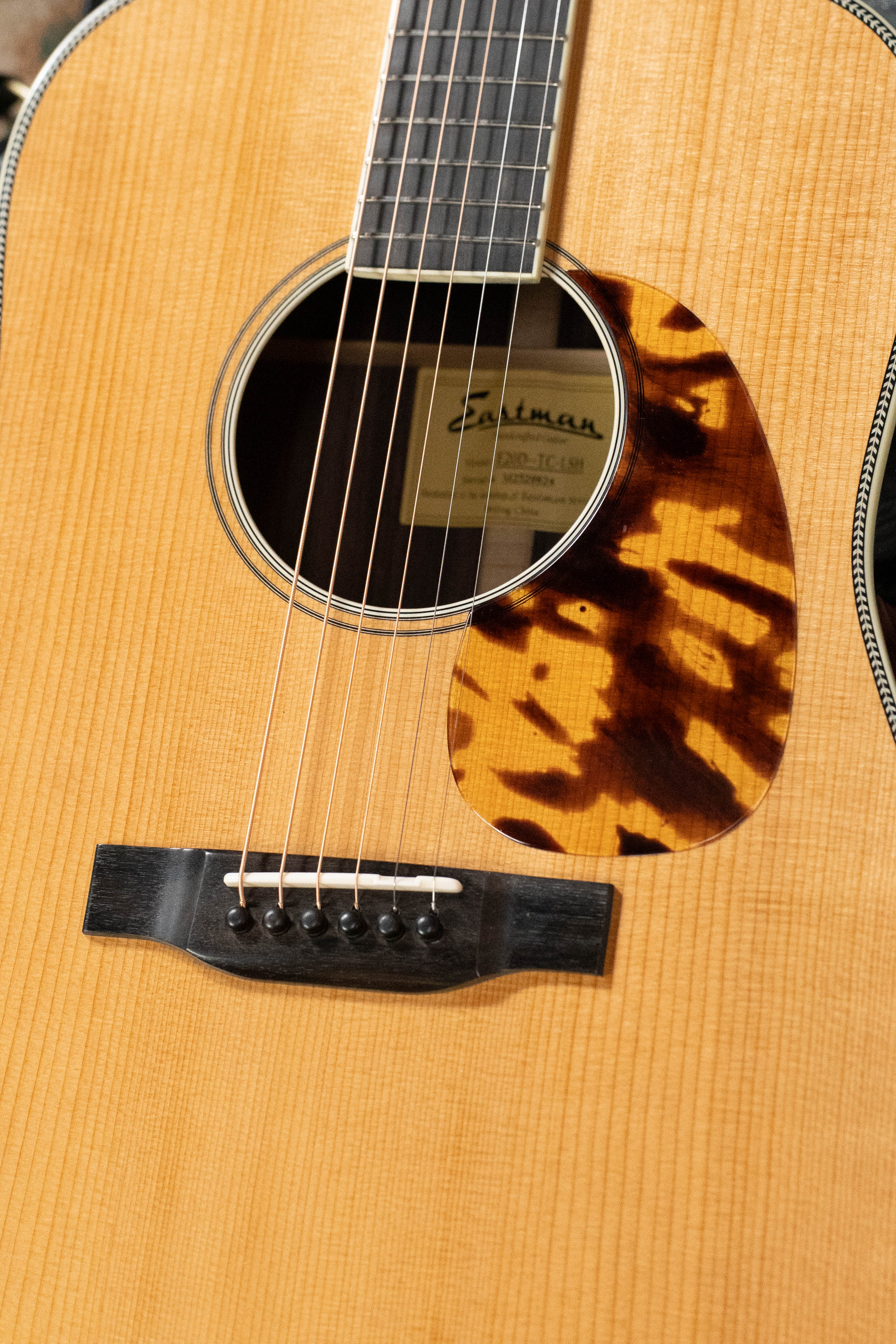 Eastman E20D-LSH-TC Thermo-Cured Adirondack/Rosewood Large Soundhole Dreadnought Acoustic Guitar #9824