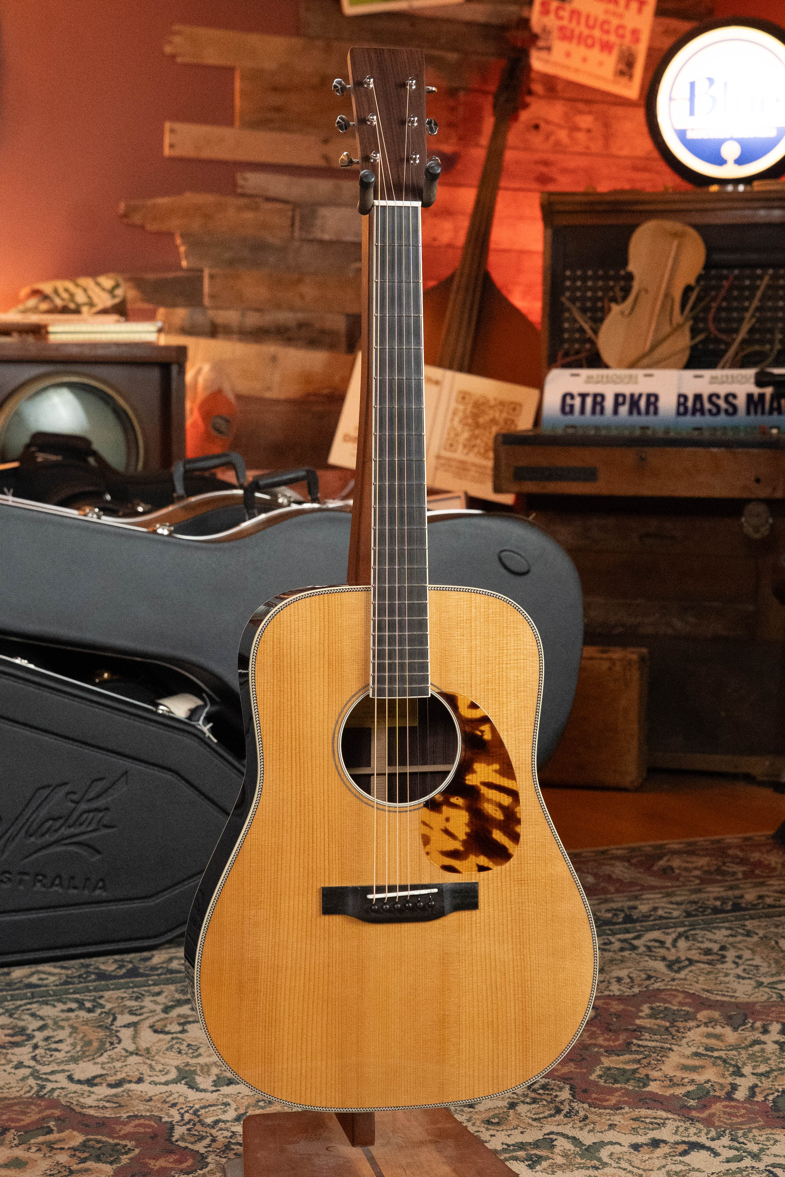 Eastman E20D-LSH-TC Thermo-Cured Adirondack/Rosewood Large Soundhole Dreadnought Acoustic Guitar #9824