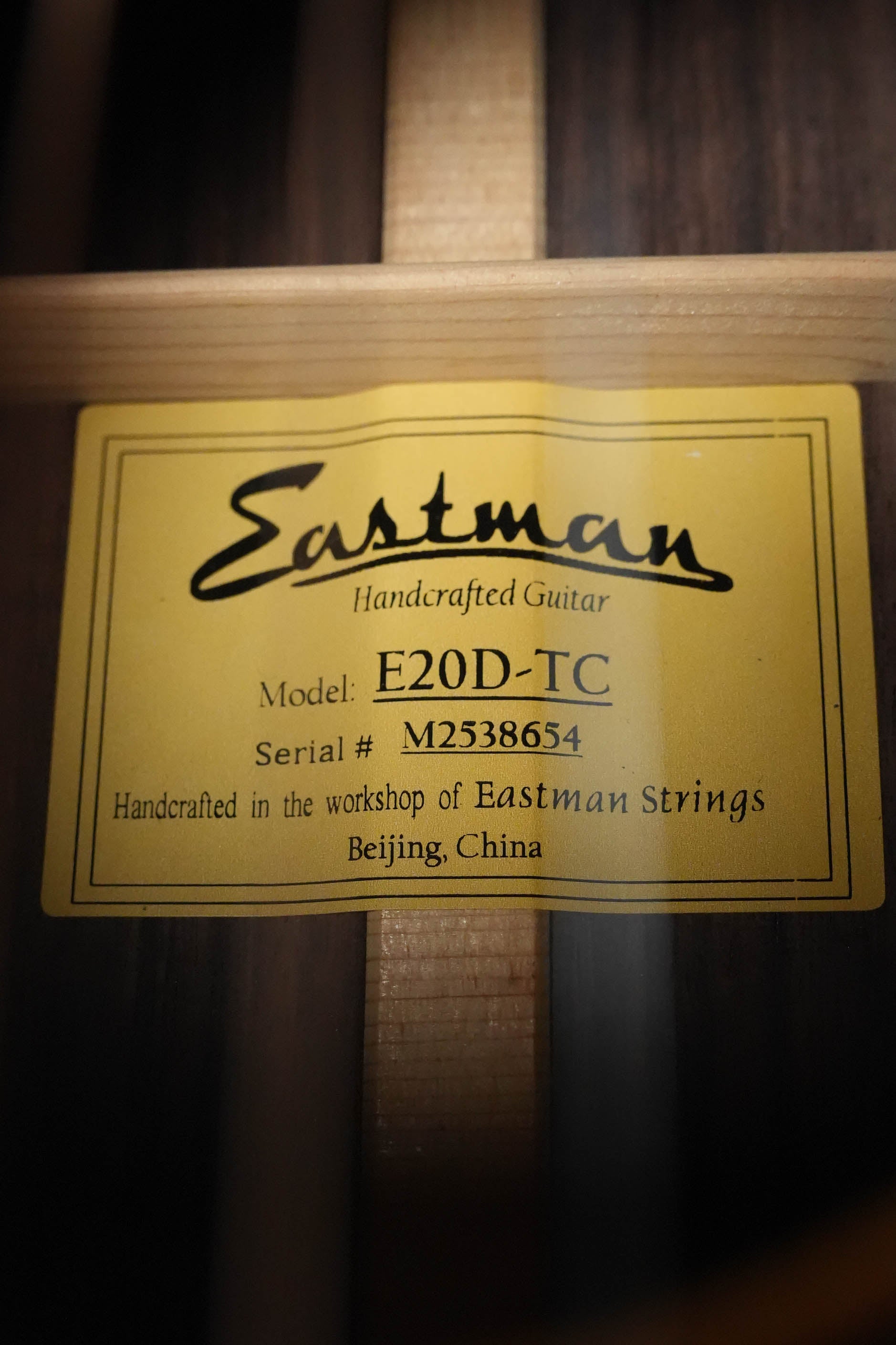 Eastman E20D-TC Thermo-Cured Dreadnought Acoustic Guitar #8654