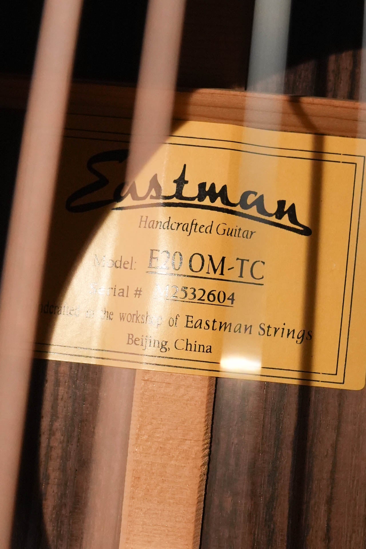 Eastman E20OM-TC Orchestra Model Acoustic Guitar #2604