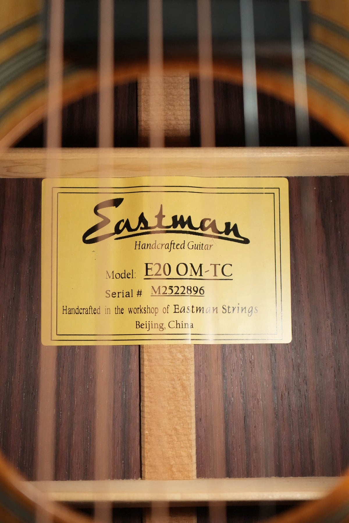 Eastman E20OM-TC Orchestra Model Acoustic Guitar #2896