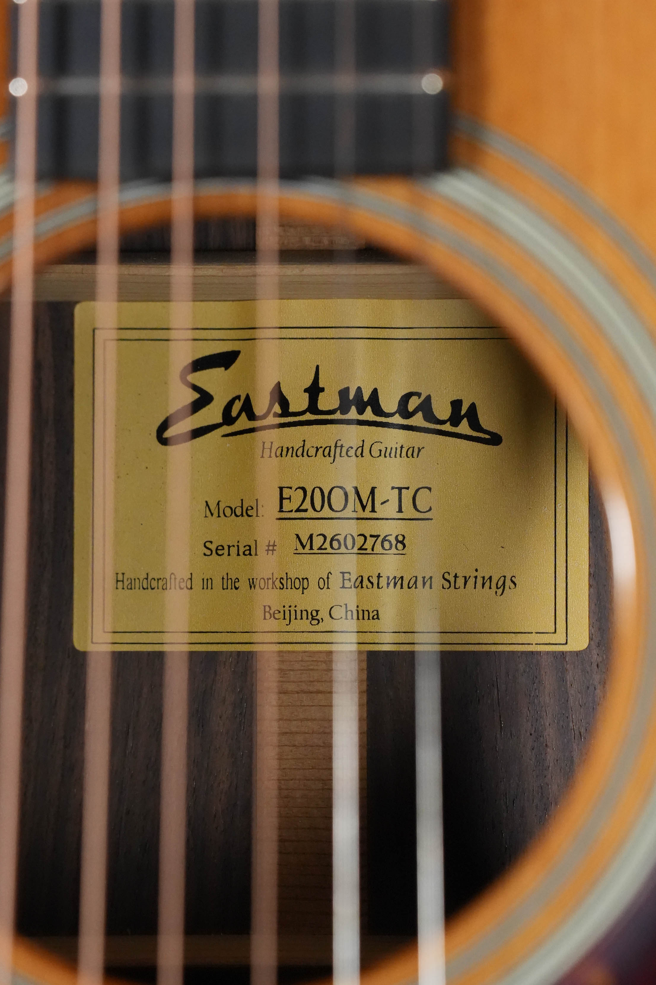 Eastman E20OM-TC Thermo-Cured Adirondack/Rosewood Orchestra Model Acoustic Guitar #2768