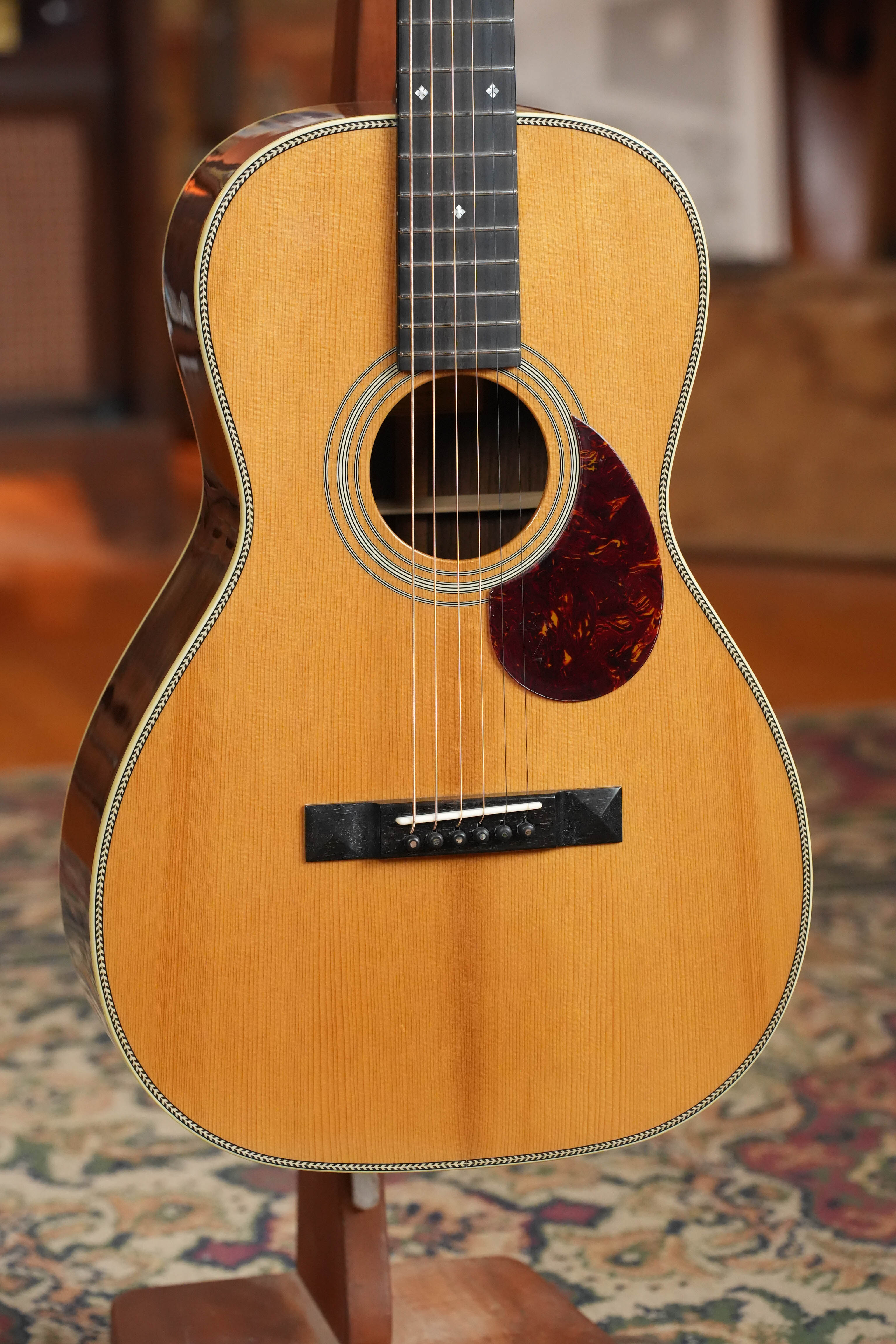 Eastman E20P Adirondack/Rosewood Thermo-Cured Parlor Acoustic Guitar #6758