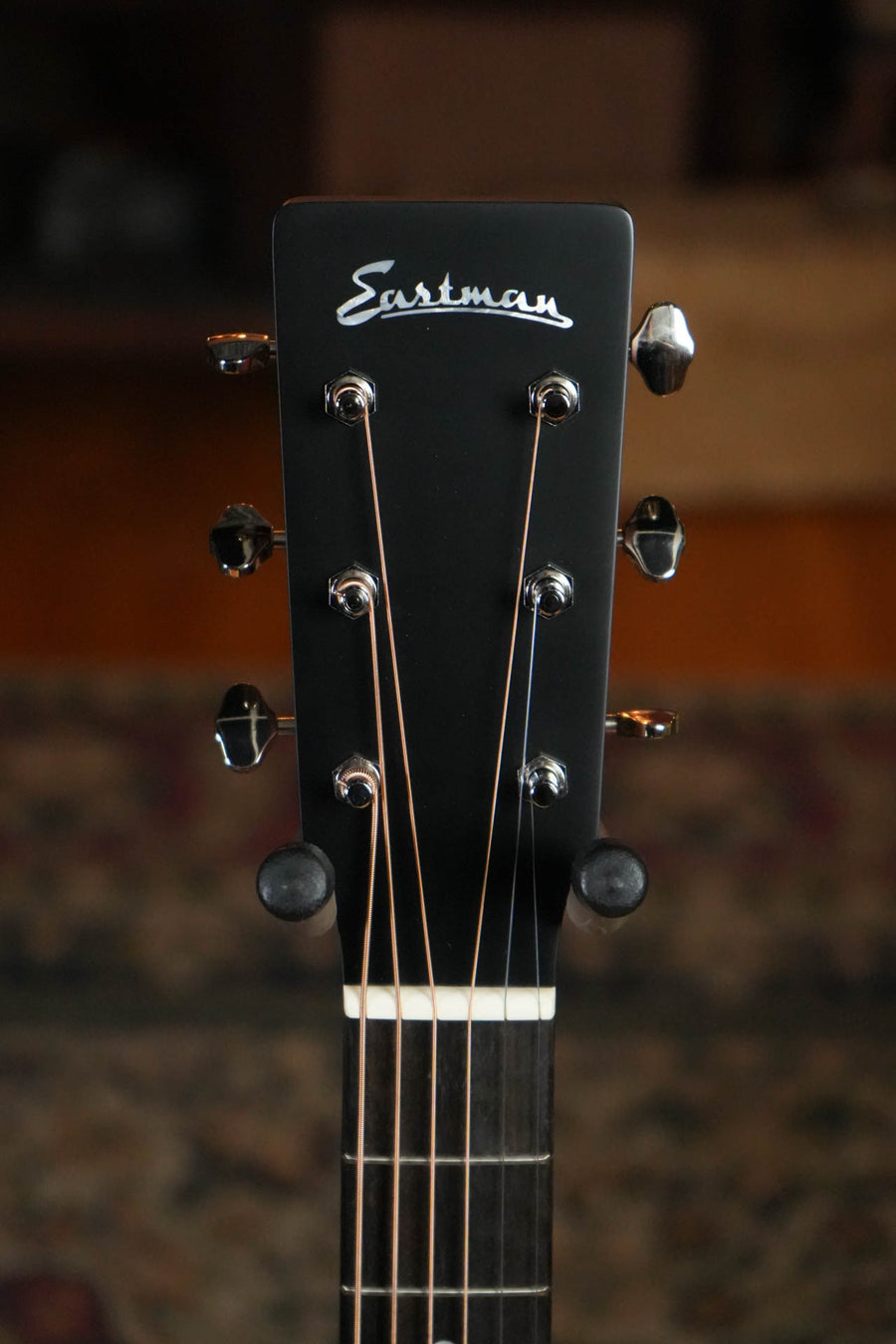 Eastman E2D-BK Black Dreadnought Acoustic Guitar #8201