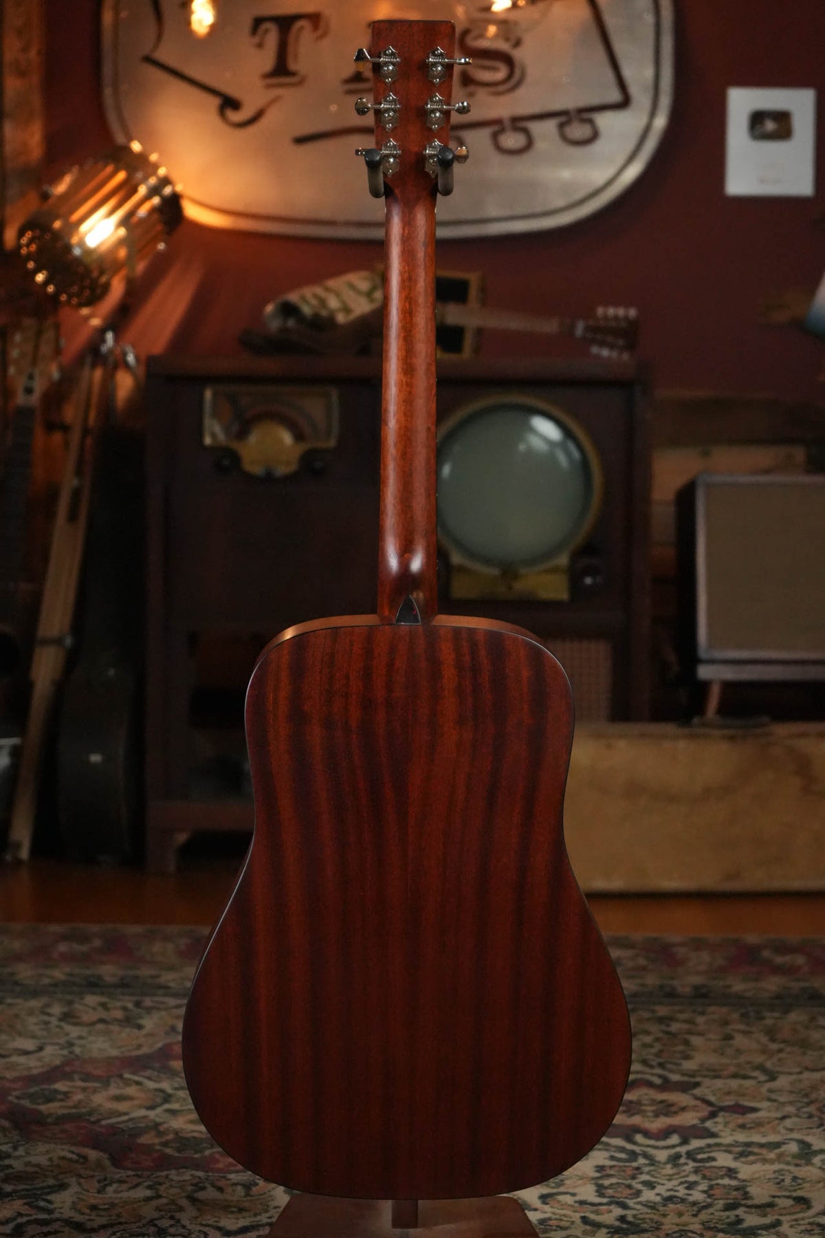 Eastman E2D-BK Black Dreadnought Acoustic Guitar #8201