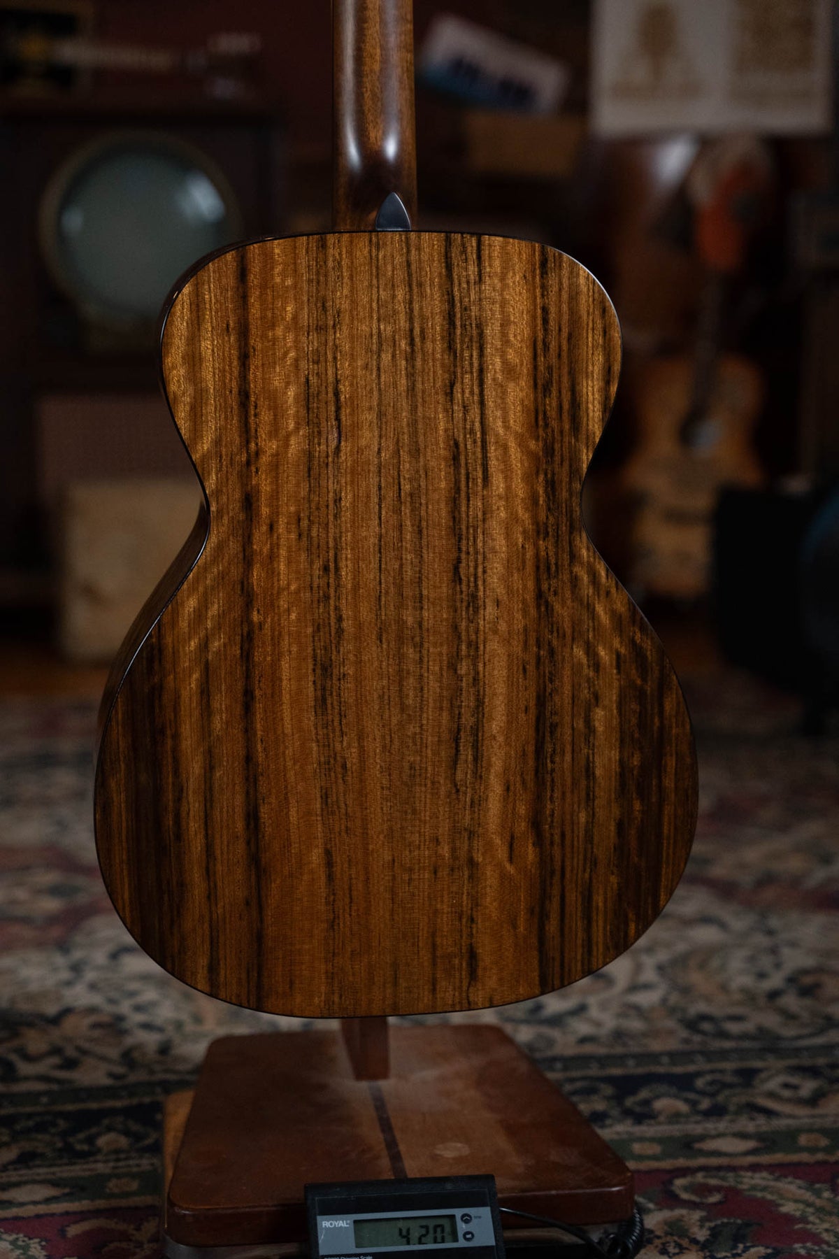 Eastman E3OM-DLX Gloss Thermo-Cured Orchestra Model Acoustic-Electric Guitar #7609