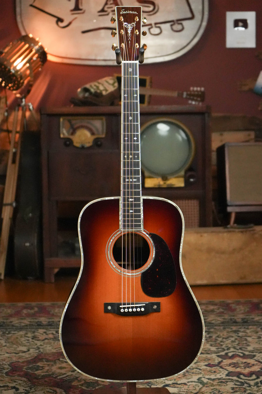 Eastman E40D-TC-SB Sunburst Dreadnought Acoustic Guitar #4755