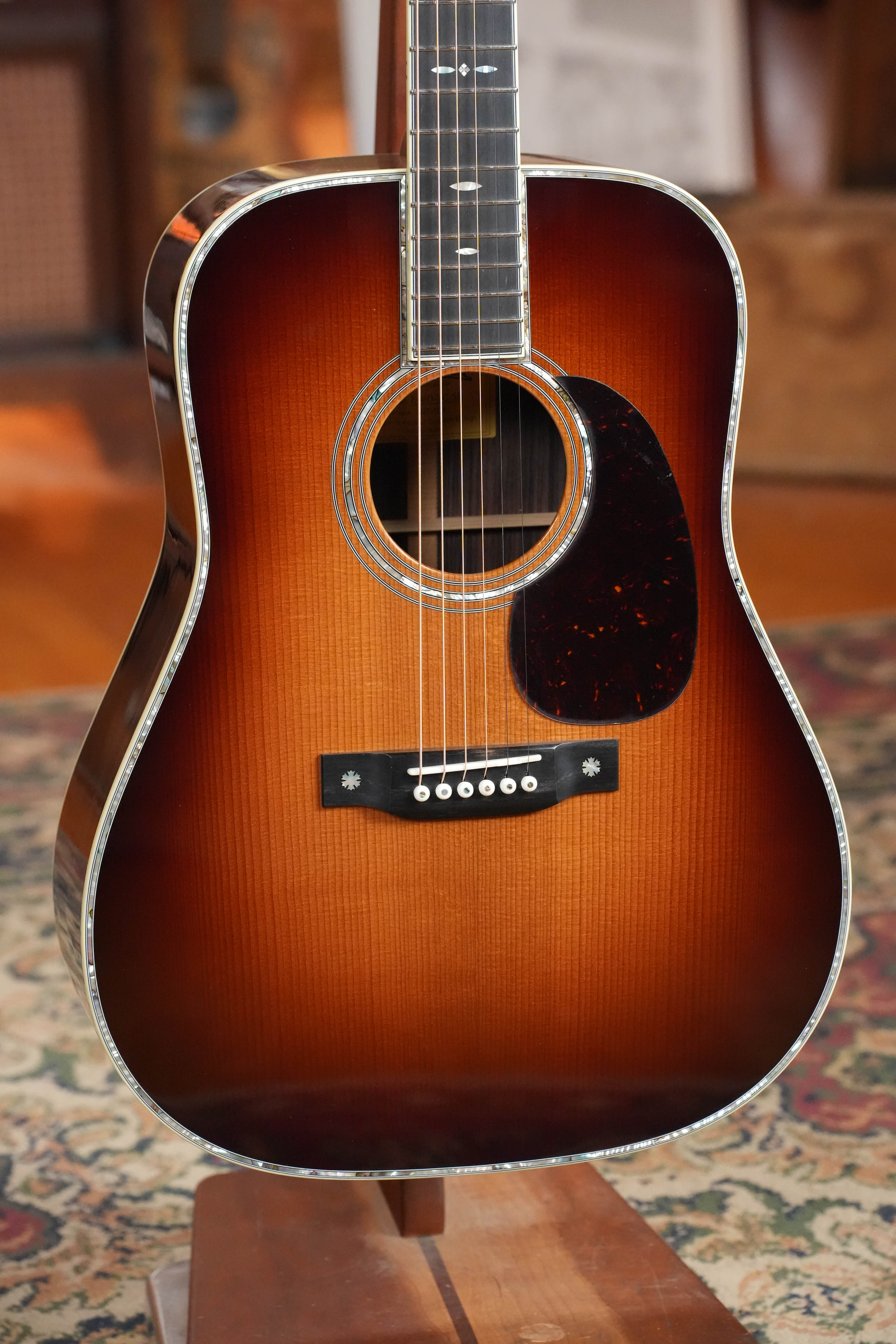 Eastman E40D-TC-SB Thermo-cured AAA Grade Adirondack/Rosewood Sunburst Dreadnought Acoustic Guitar #5274