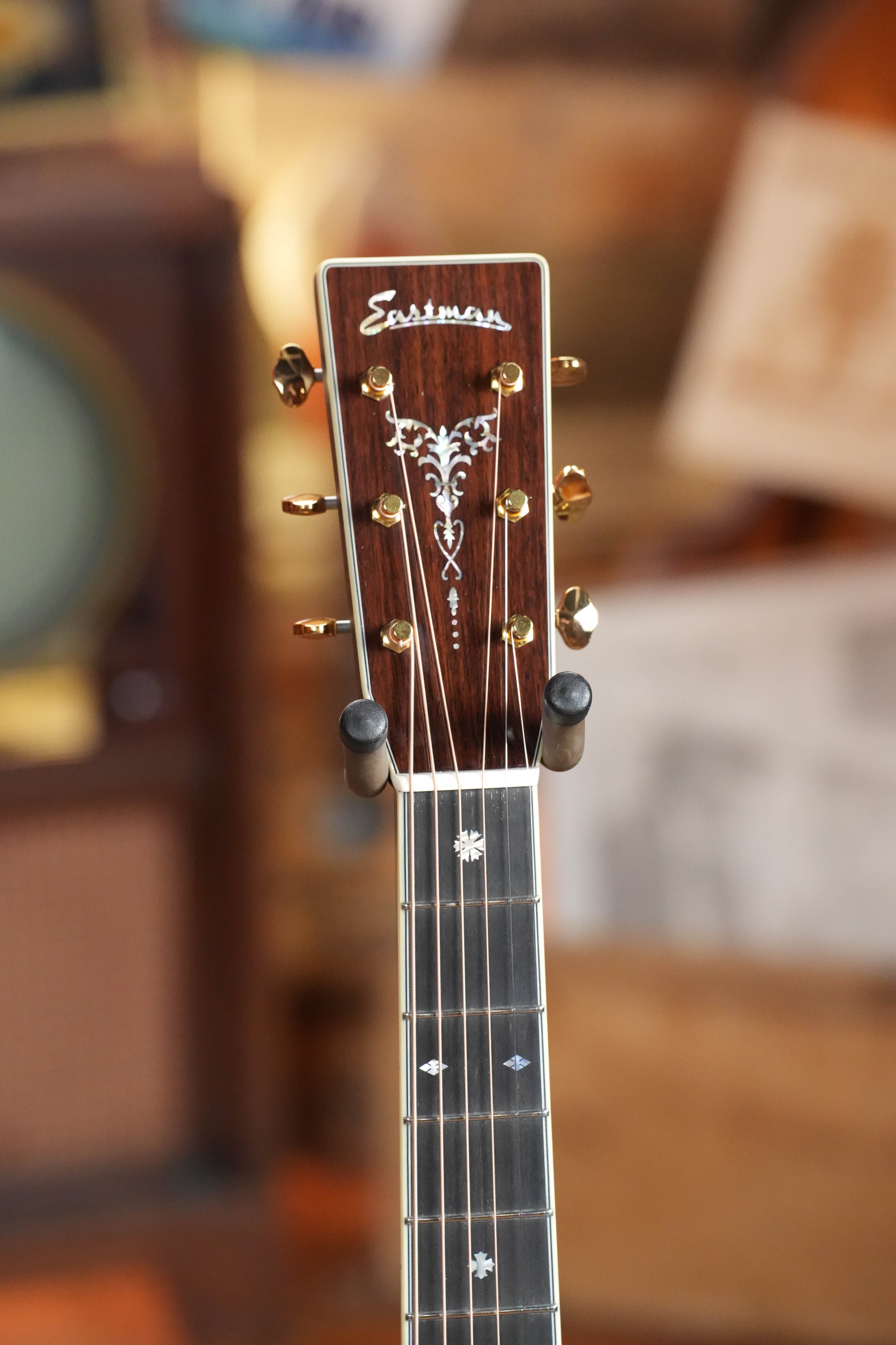 Eastman E40D-TC-SB Thermo-cured AAA Grade Adirondack/Rosewood Sunburst Dreadnought Acoustic Guitar #5274