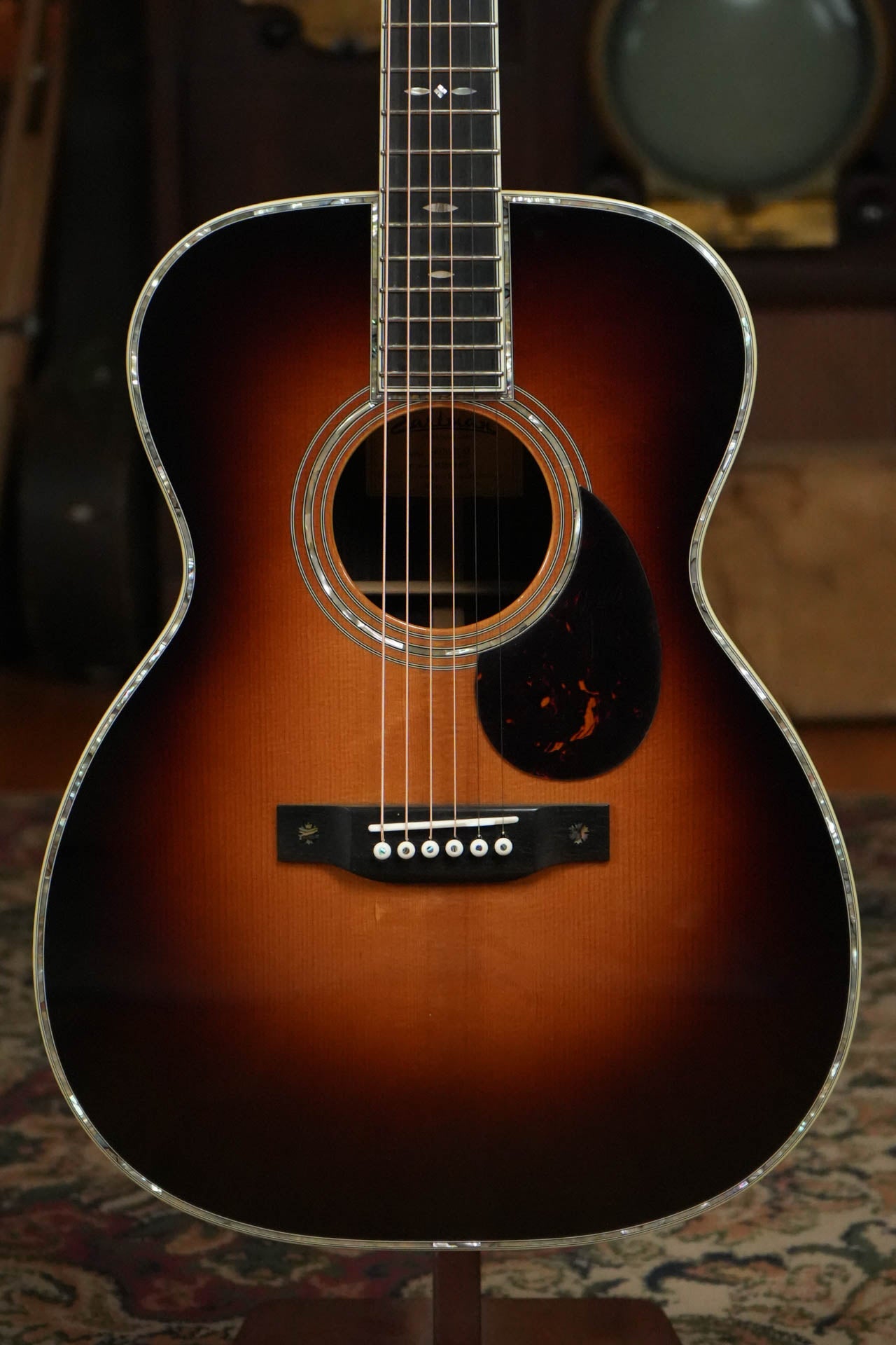 Eastman E40OM-TC-SB Orchestra Model Sunburst Acoustic Guitar #4401