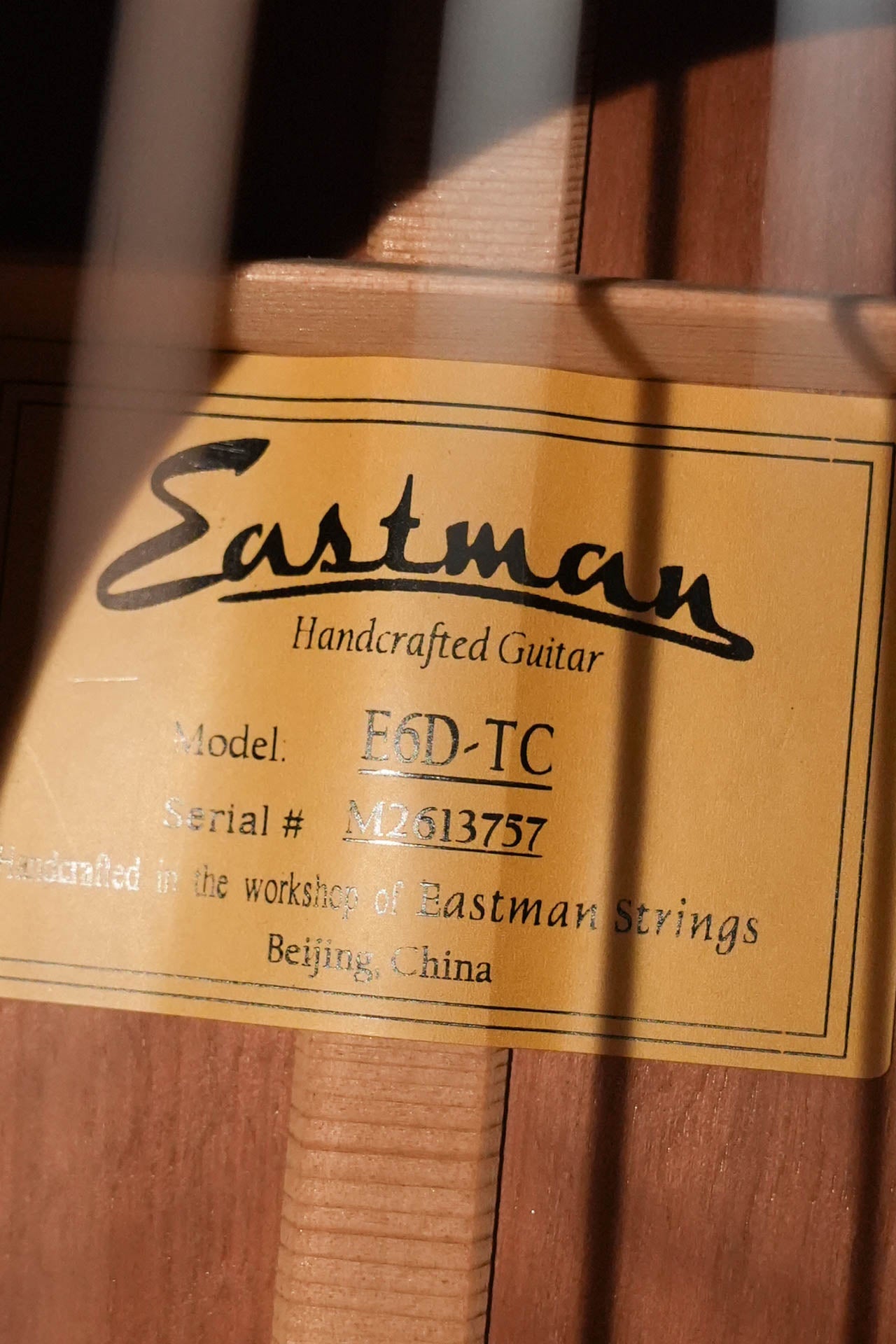 Eastman E6D-TC Dreadnought Acoustic Guitar #3757