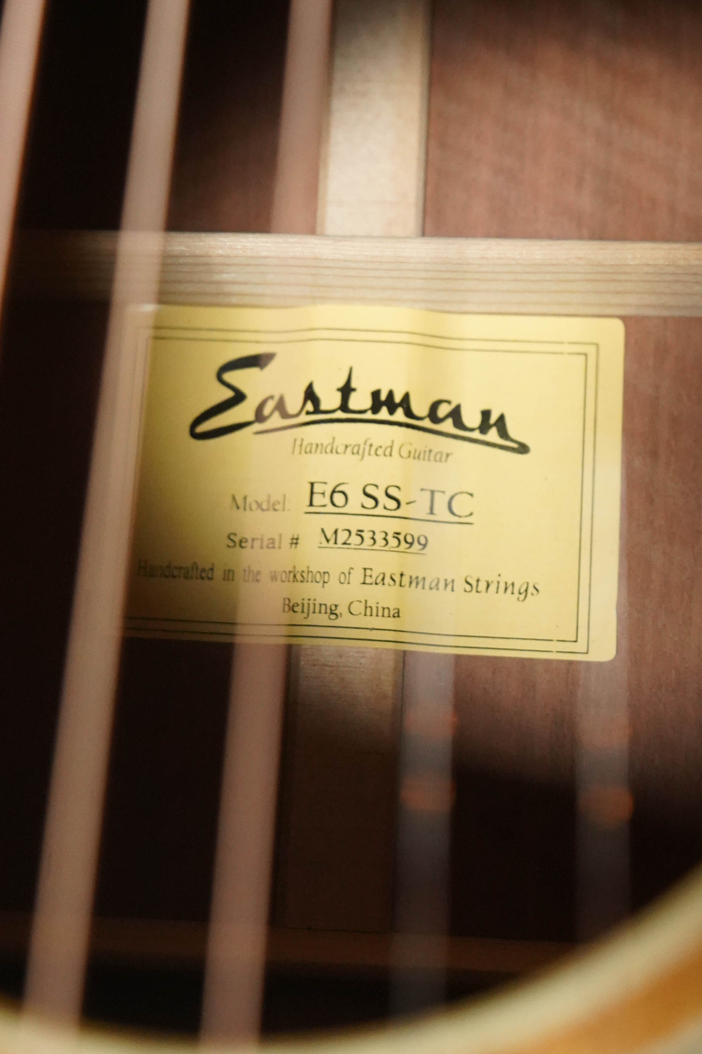 Eastman E6SS-TC Thermo-Cured Slope Shoulder Dreadnought Acoustic Guitar #3599