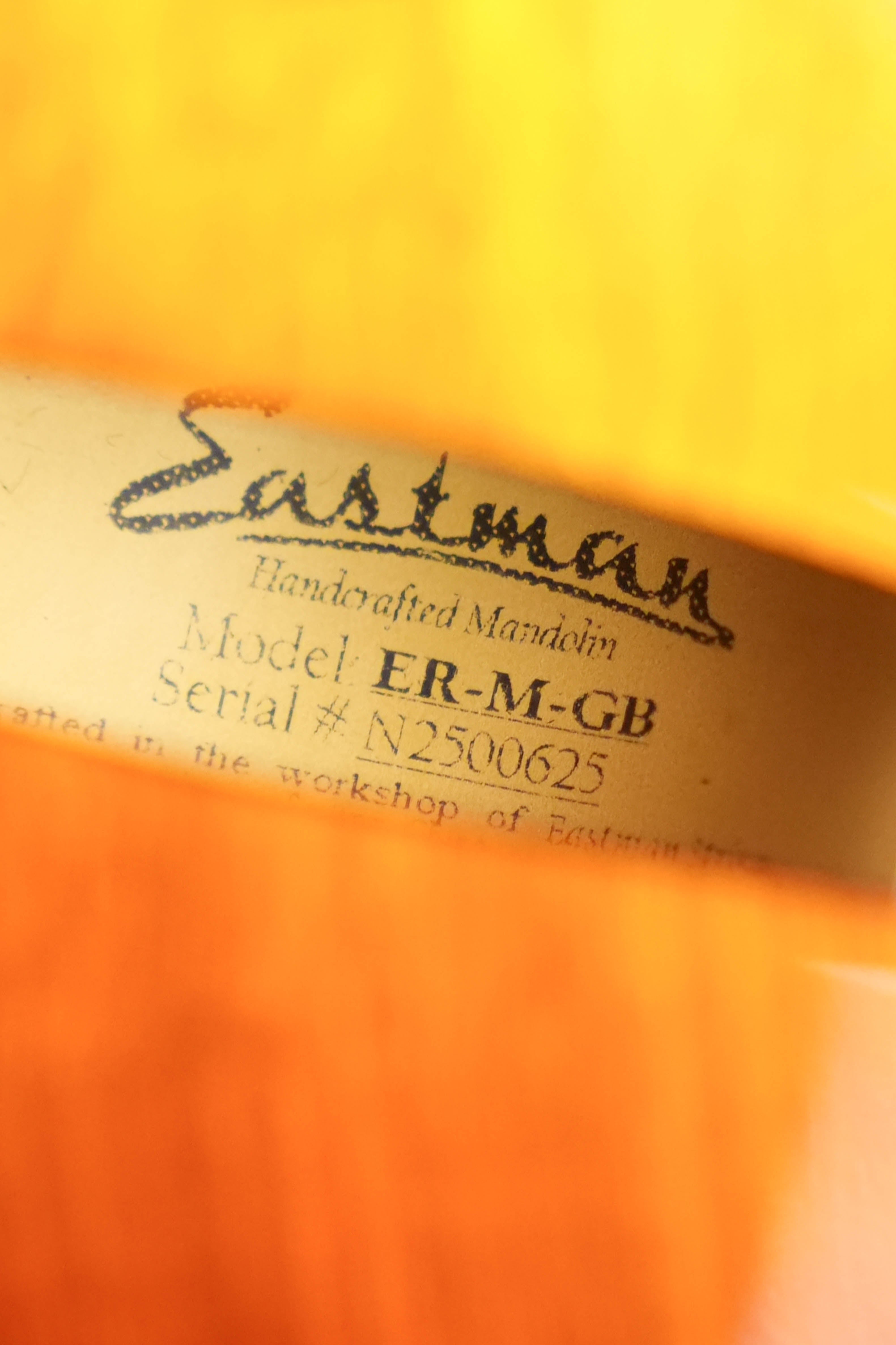 Eastman ER-M-GB Goldburst El Rey Mandolin #0625