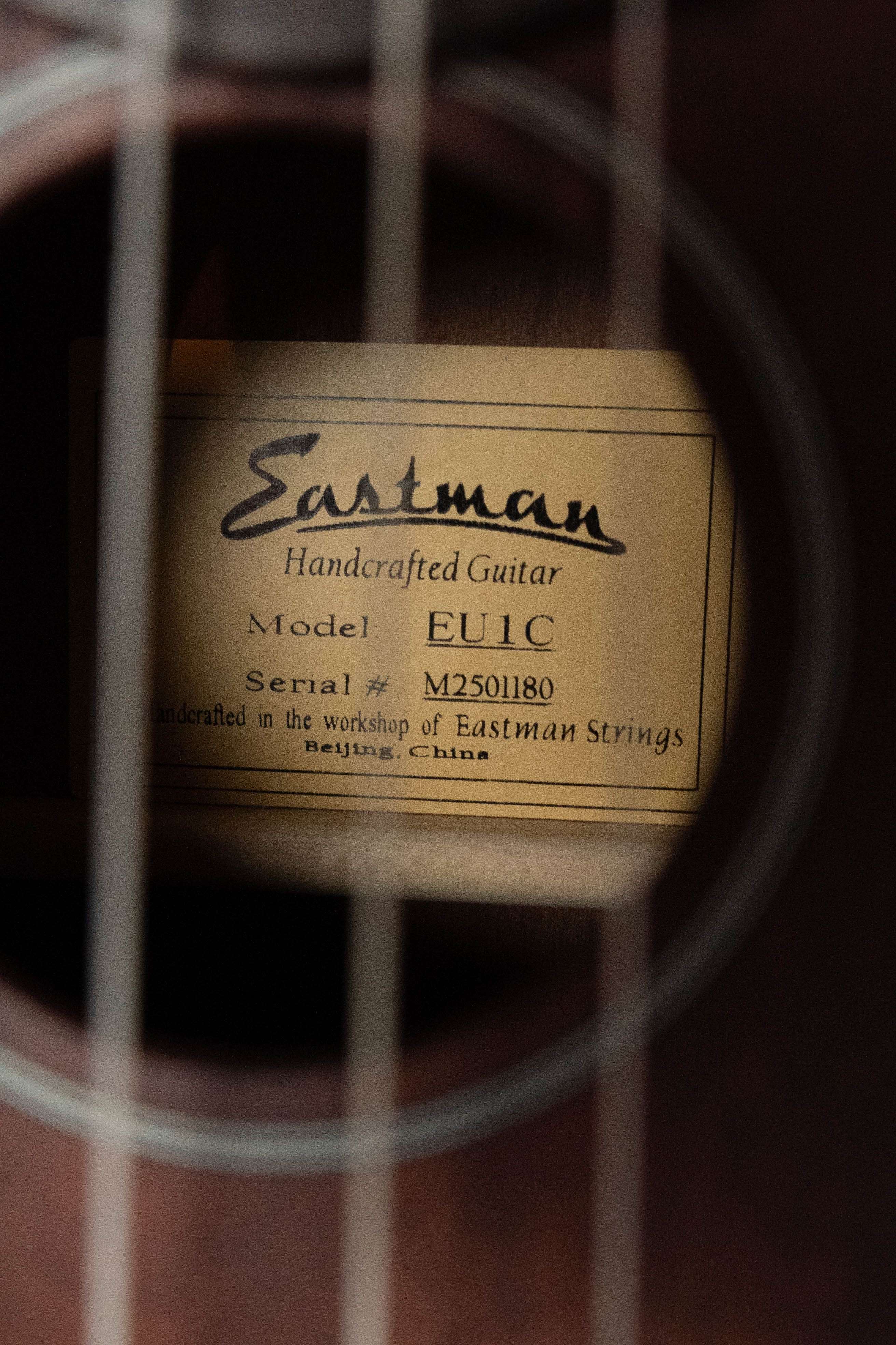 Eastman EU1-C Sitka/Ovangkol Concert Ukulele #1180