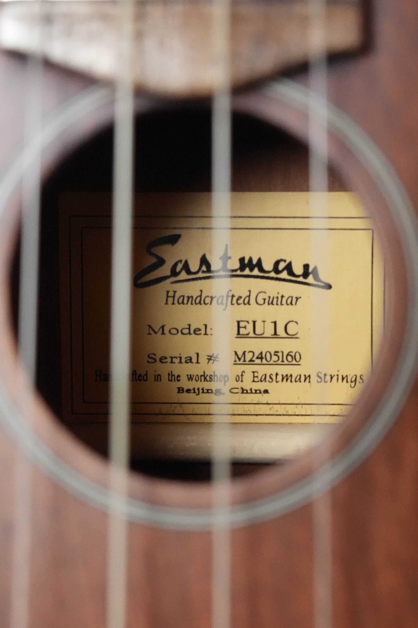 Eastman EU1-C Sitka/Ovangkol Concert Ukulele #5160