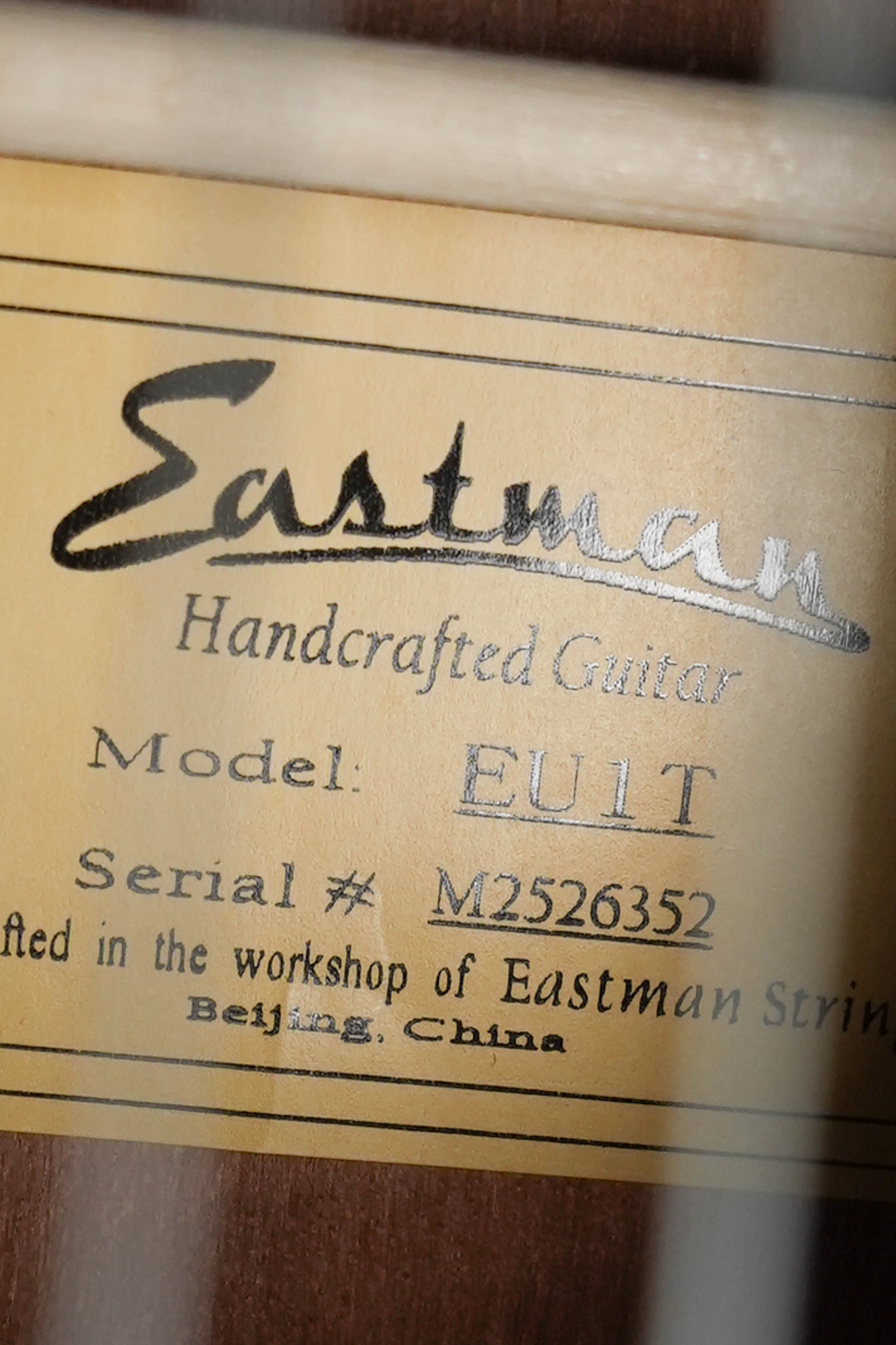 Eastman EU1-T Tenor Ukulele #6352
