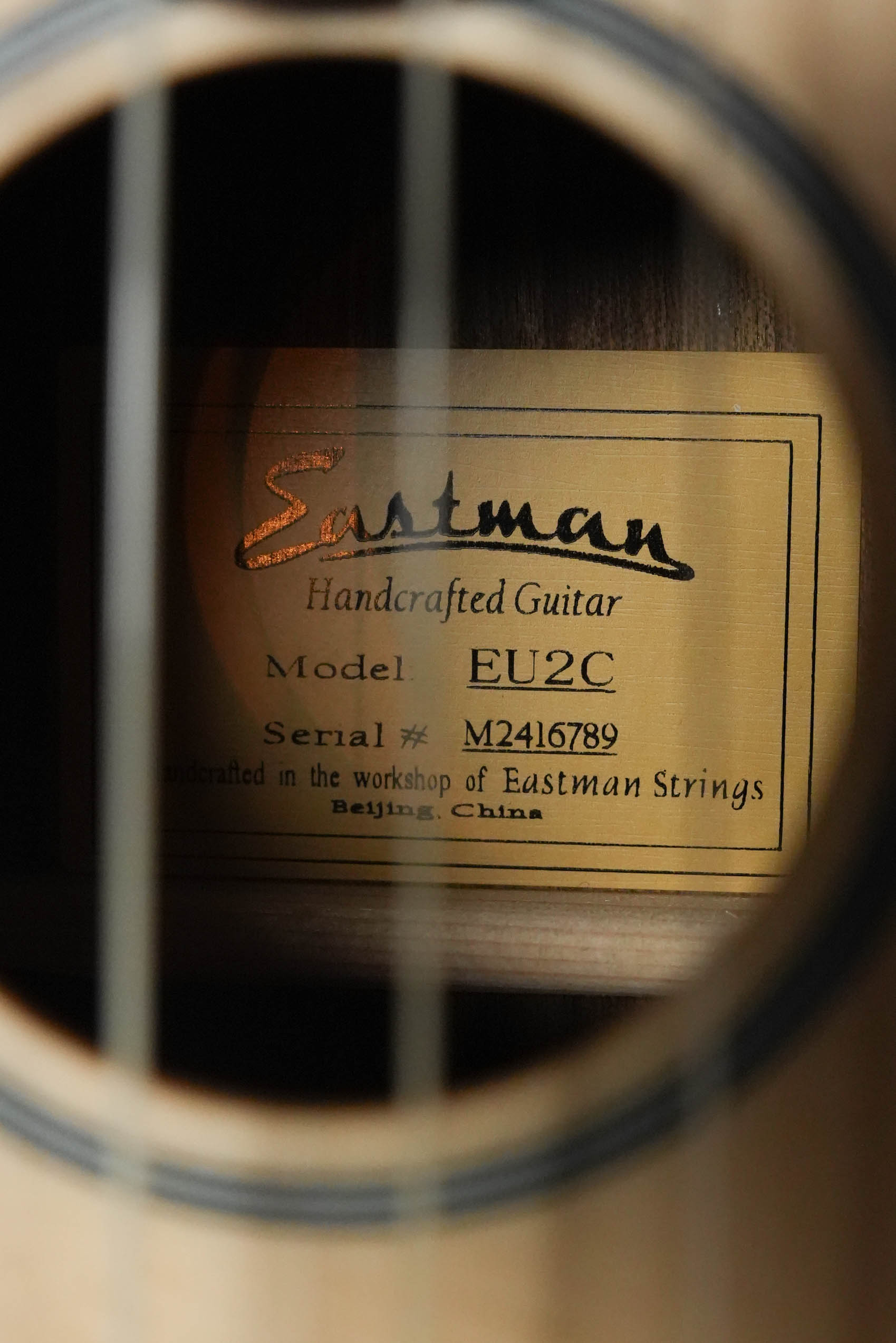 Eastman EU2-C Sitka/Ovangkol Concert Ukulele #6789