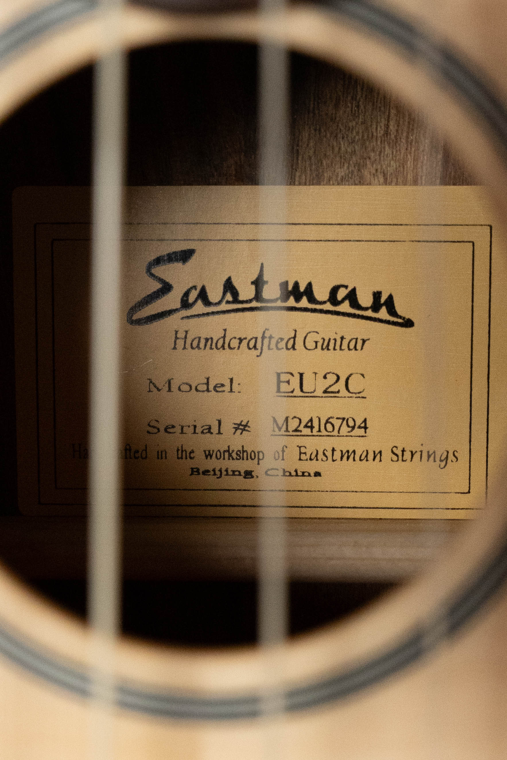 Eastman EU2-C Sitka/Ovangkol Concert Ukulele #6794