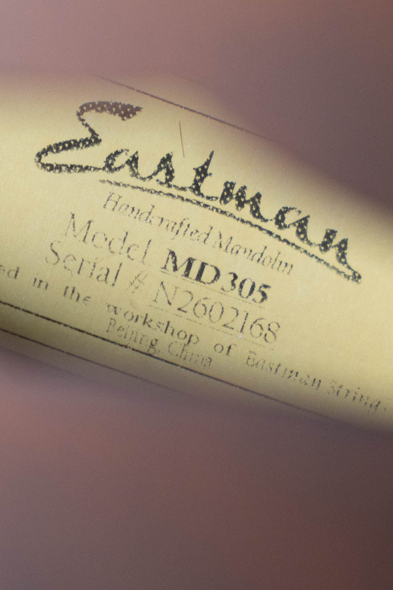 Eastman MD305 A-Style Hand-Carved Mandolin #2168