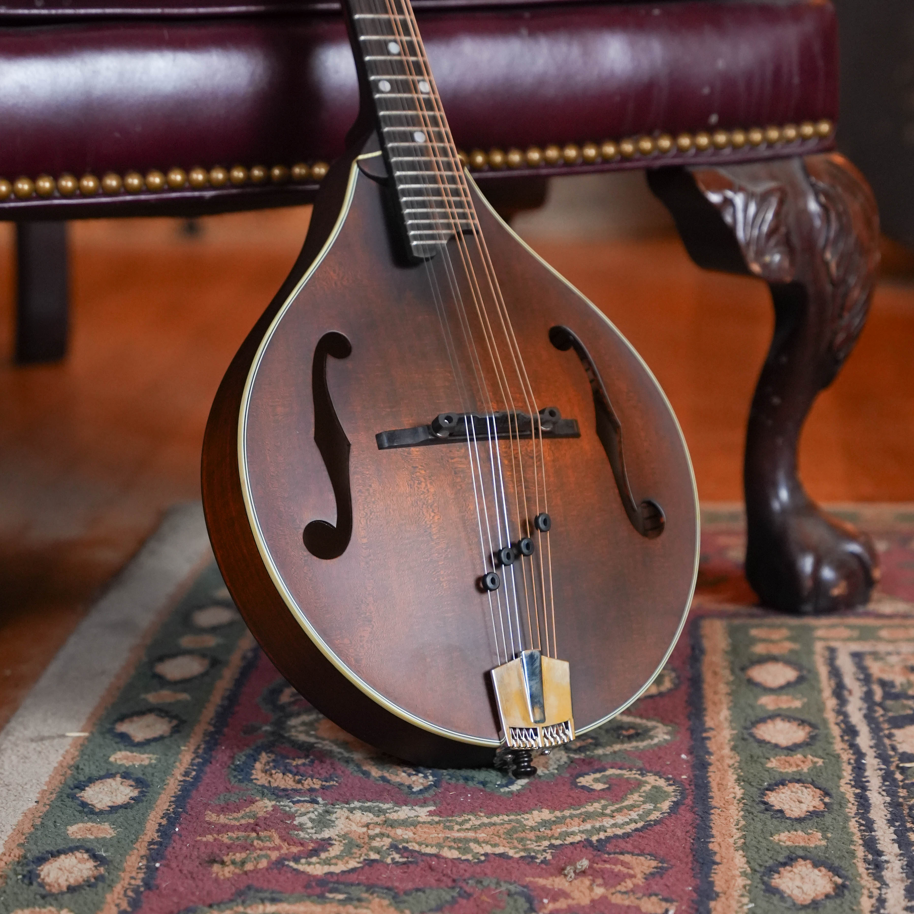 Eastman MD305L Left-Handed Spruce/Maple A-Style Hand-Carved Mandolin #