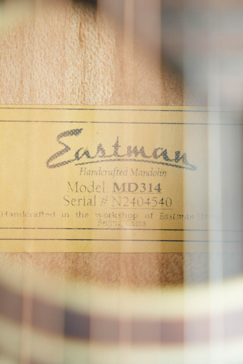 Eastman MD314 F-Style Oval Hole Mandolin #4540