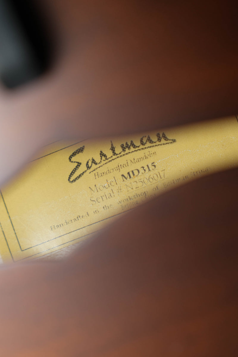 Eastman MD315 F-Style Hand-Carved Mandolin #6017