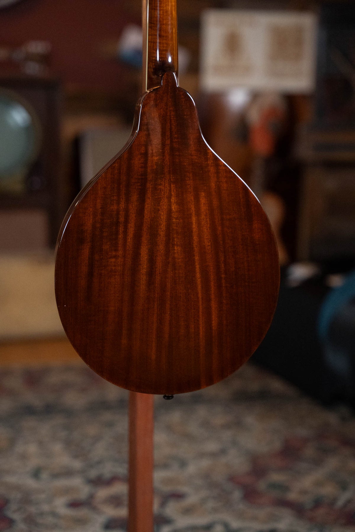 Eastman MD404-BK Black Top Oval Hole A-Style Mandolin #0600