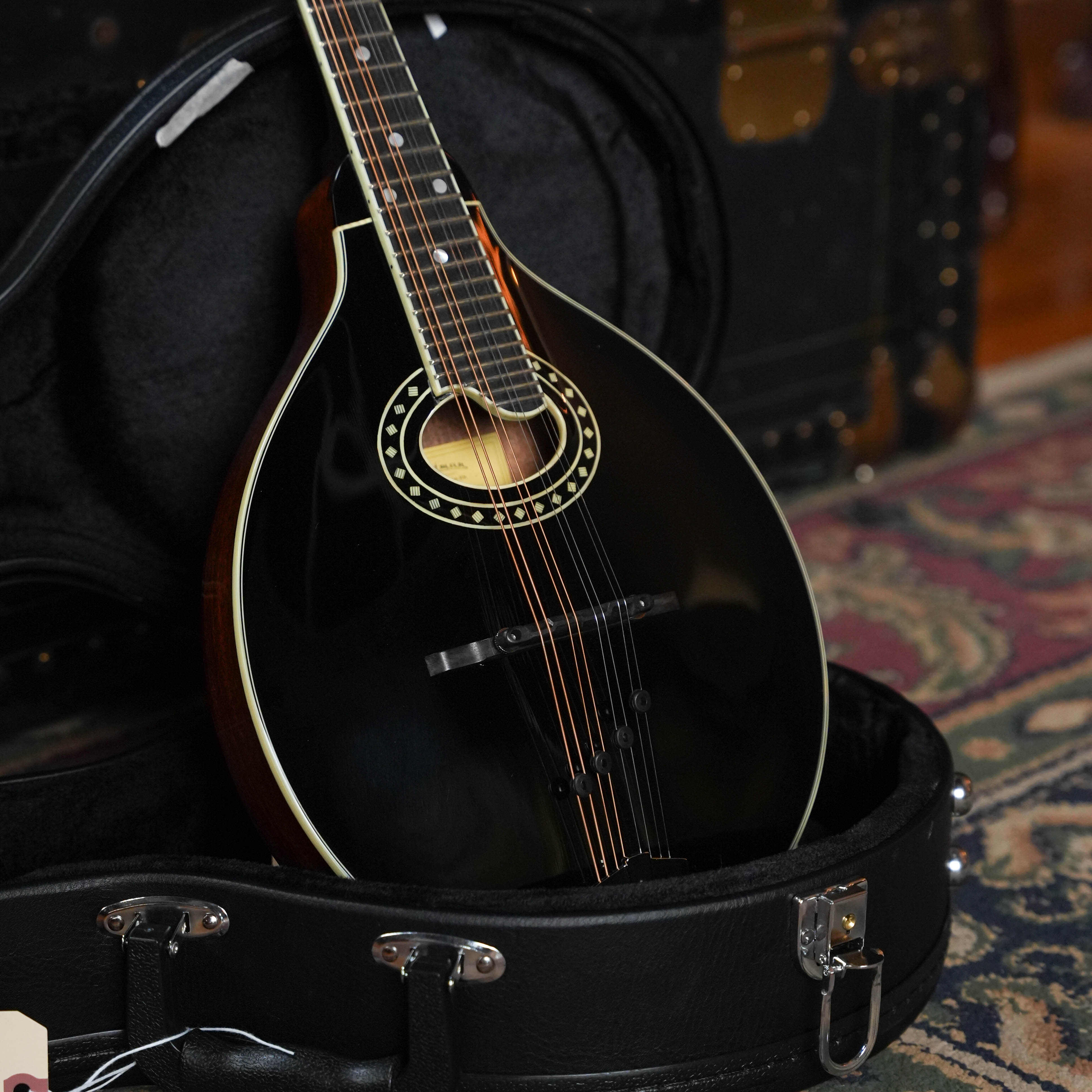 Eastman MD404-BK Black Top Oval Hole A-Style Mandolin #5875