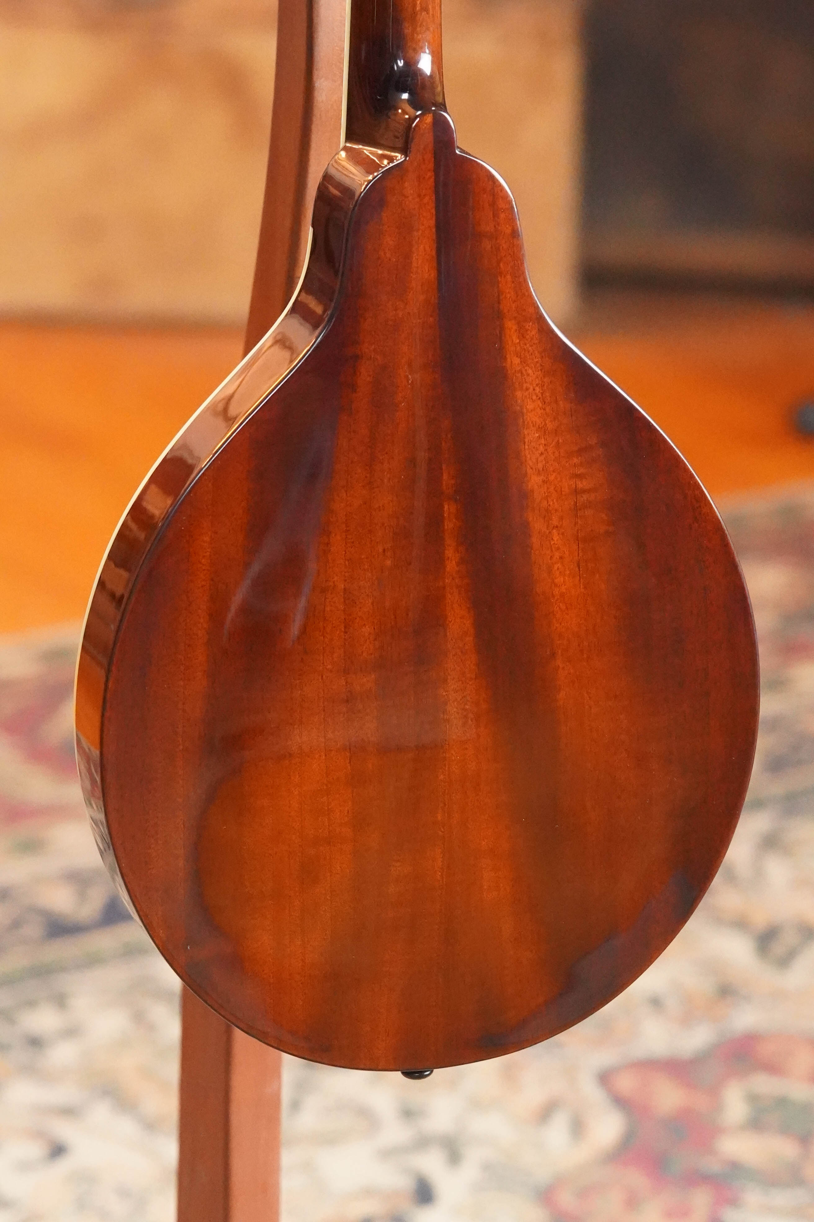 Eastman MD404-BK Spruce/Mahogany Black Top Oval Hole A-Style Mandolin #5549