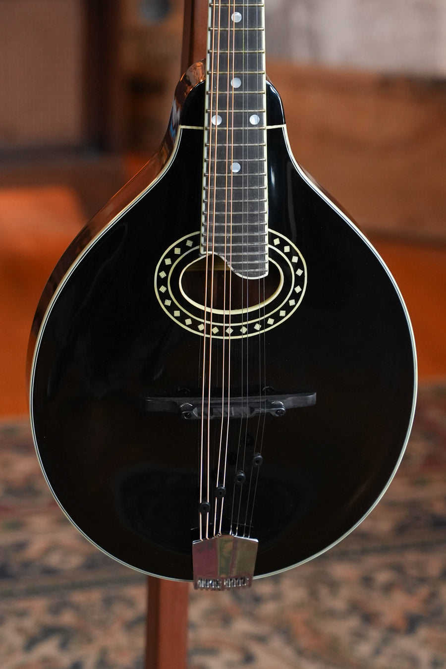 Eastman MD404-BK Spruce/Mahogany A-Style w/ Oval Hole Mandolin #4073