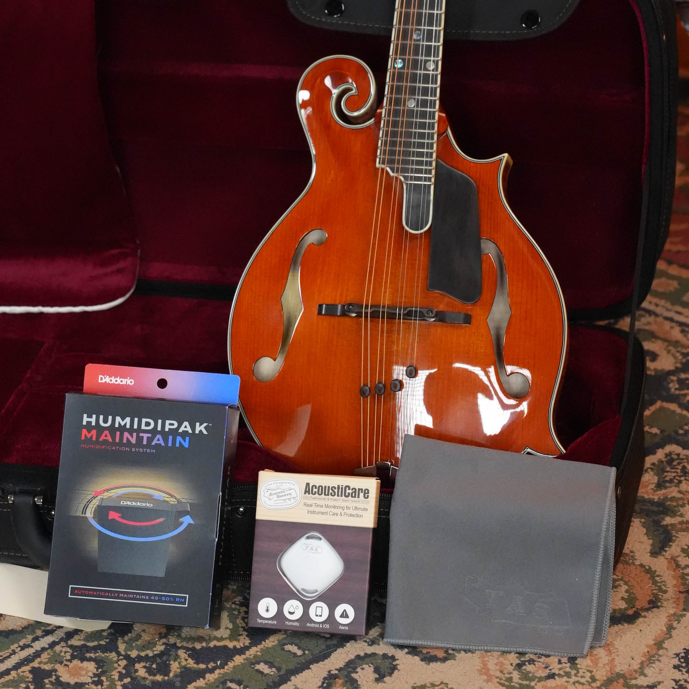 Eastman MD815PGE-HB F-Style Honeyburst Mandolin w/K&K Pickup #5066