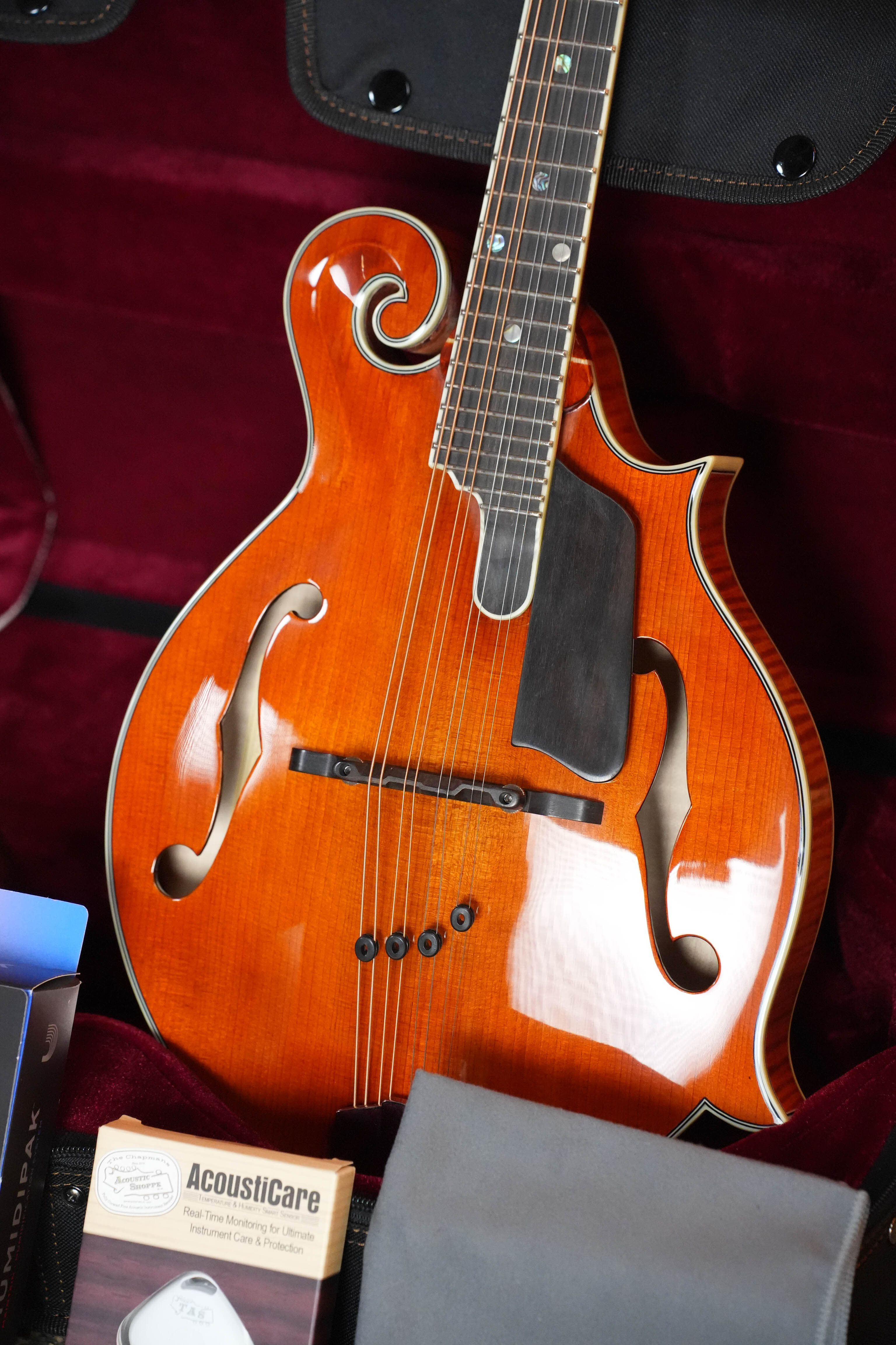Eastman MD815PGE-HB F-Style Honeyburst Mandolin w/K&K Pickup #5066