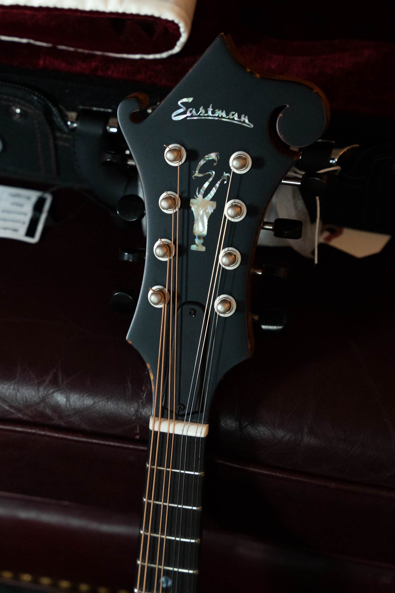Eastman MD915-BD Adirondack/Flamed Maple Blonde F-style Mandolin #5819