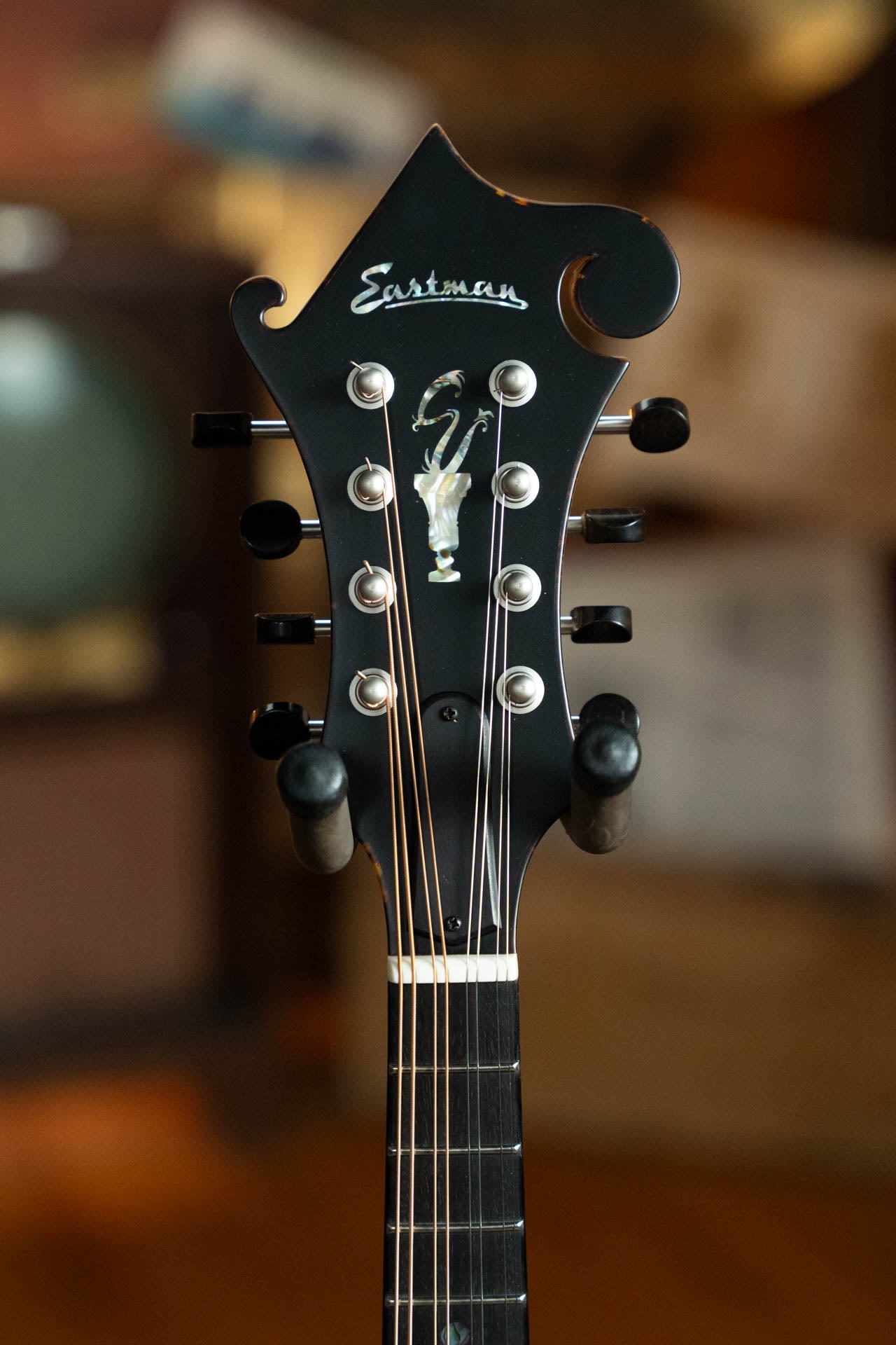 Eastman MD915-BD Adirondack/Flamed Maple Blonde F-style Mandolin #5819