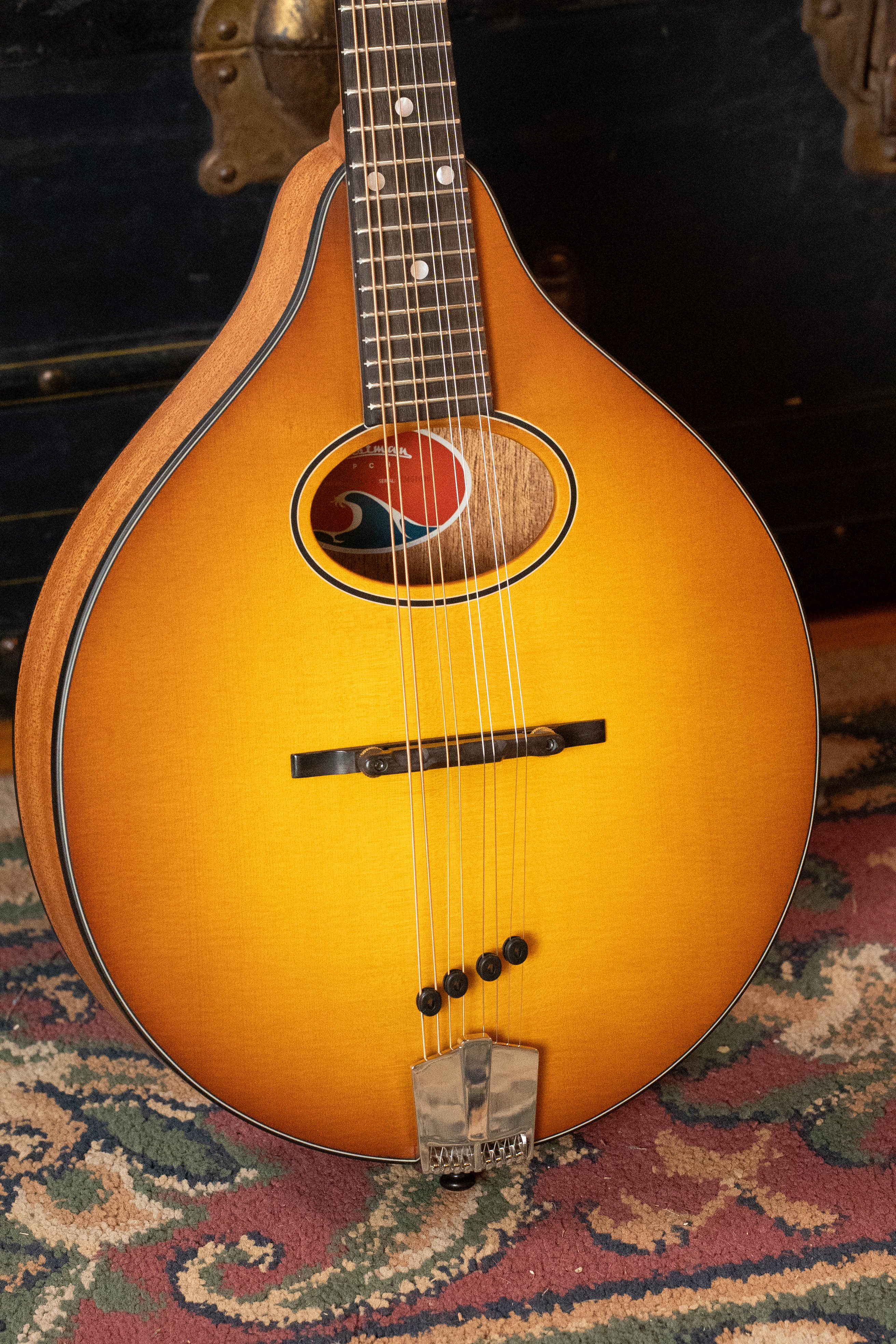 Eastman PCH-M104-GB Solid Spruce/Laminated Mahogany Goldburst Flattop A-Style Mandolin #1636