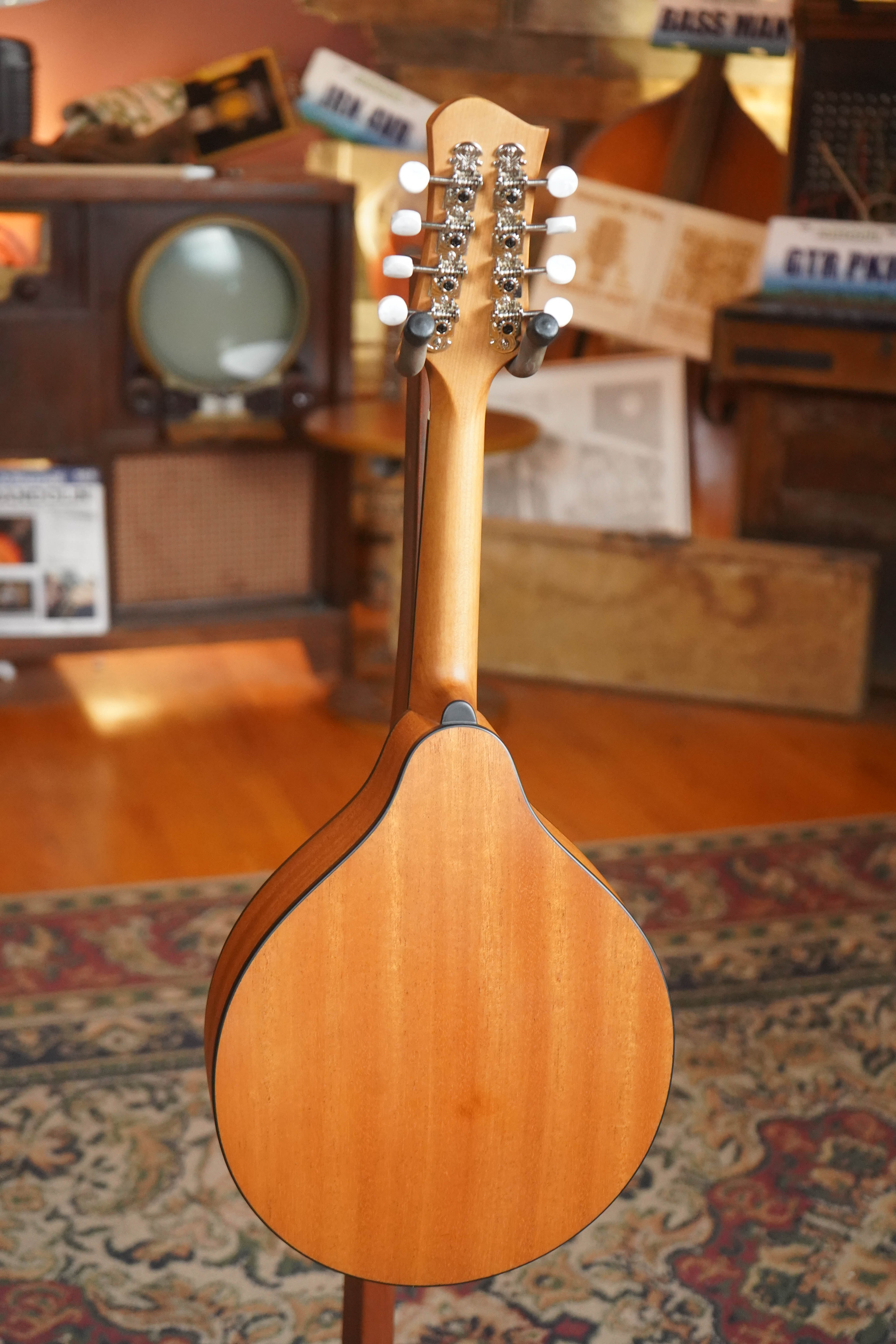 Eastman PCH-M104-NAT Solid Spruce/Laminated Mahogany Natural Flattop A-Style Mandolin #1187