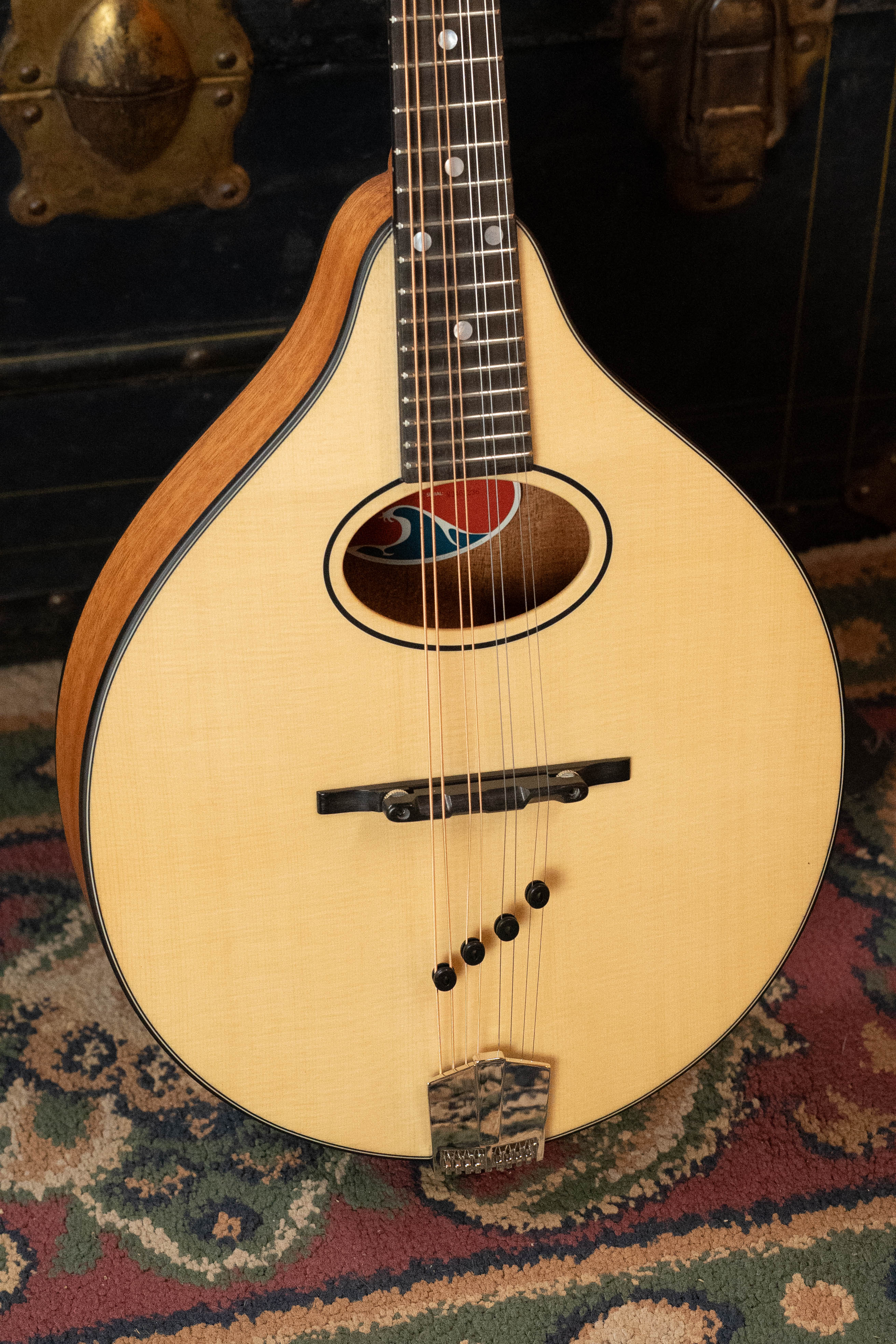 Eastman PCH-M104-NAT Solid Spruce/Laminated Mahogany Natural Flattop A-Style Mandolin #1236