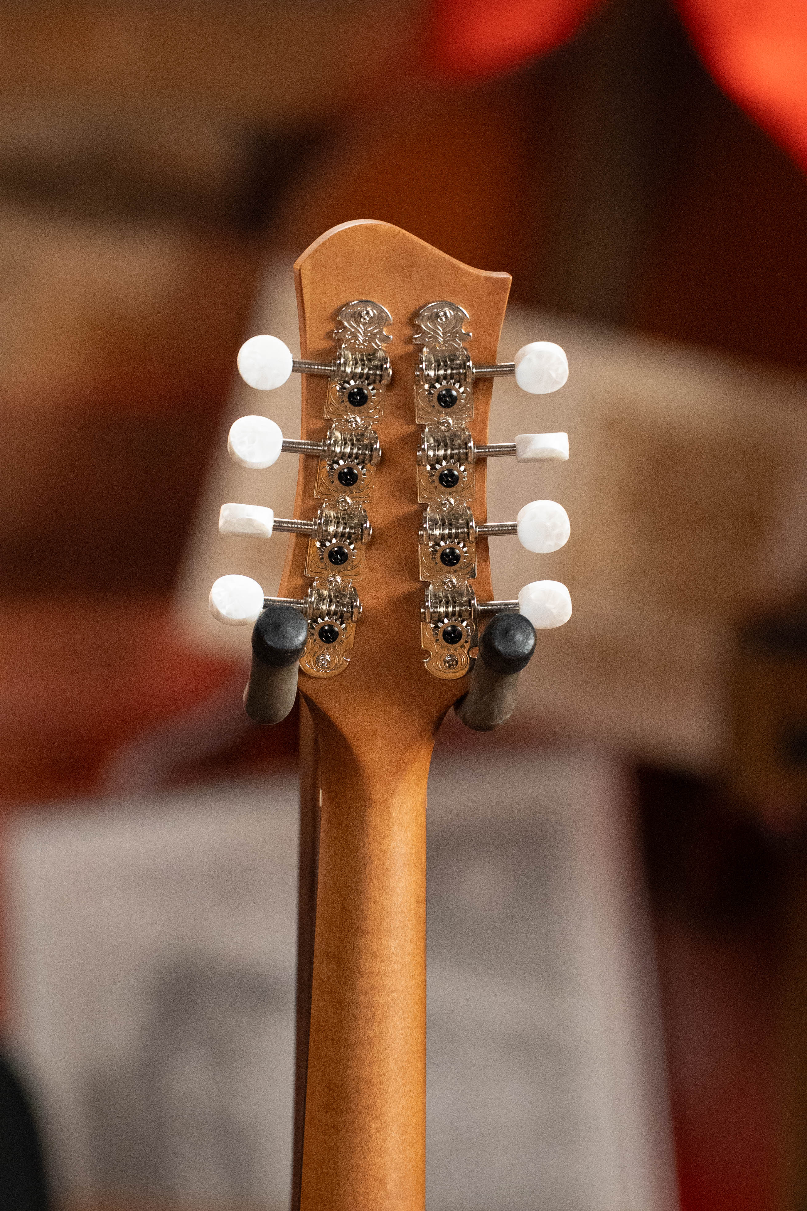 Eastman PCH-M104-NAT Solid Spruce/Laminated Mahogany Natural Flattop A-Style Mandolin #1461