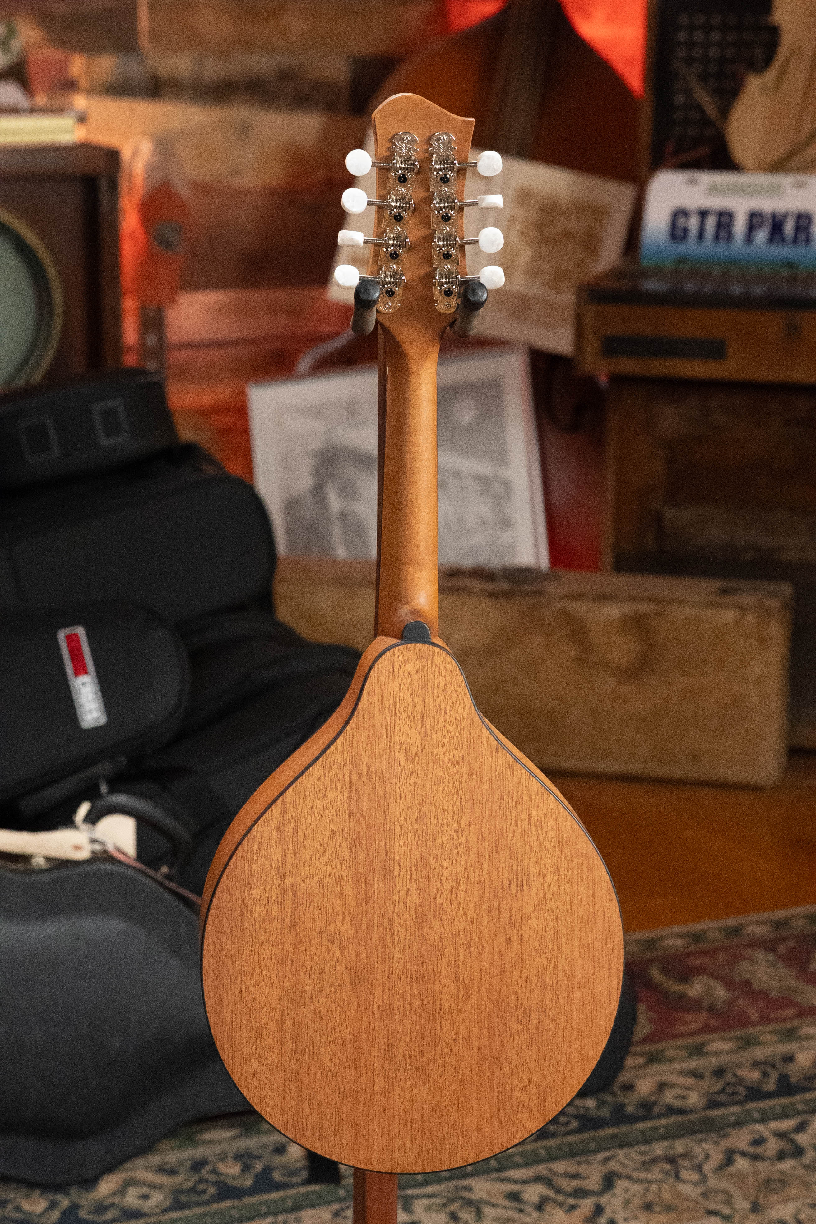 Eastman PCH-M104-NAT Solid Spruce/Laminated Mahogany Natural Flattop A-Style Mandolin #1461