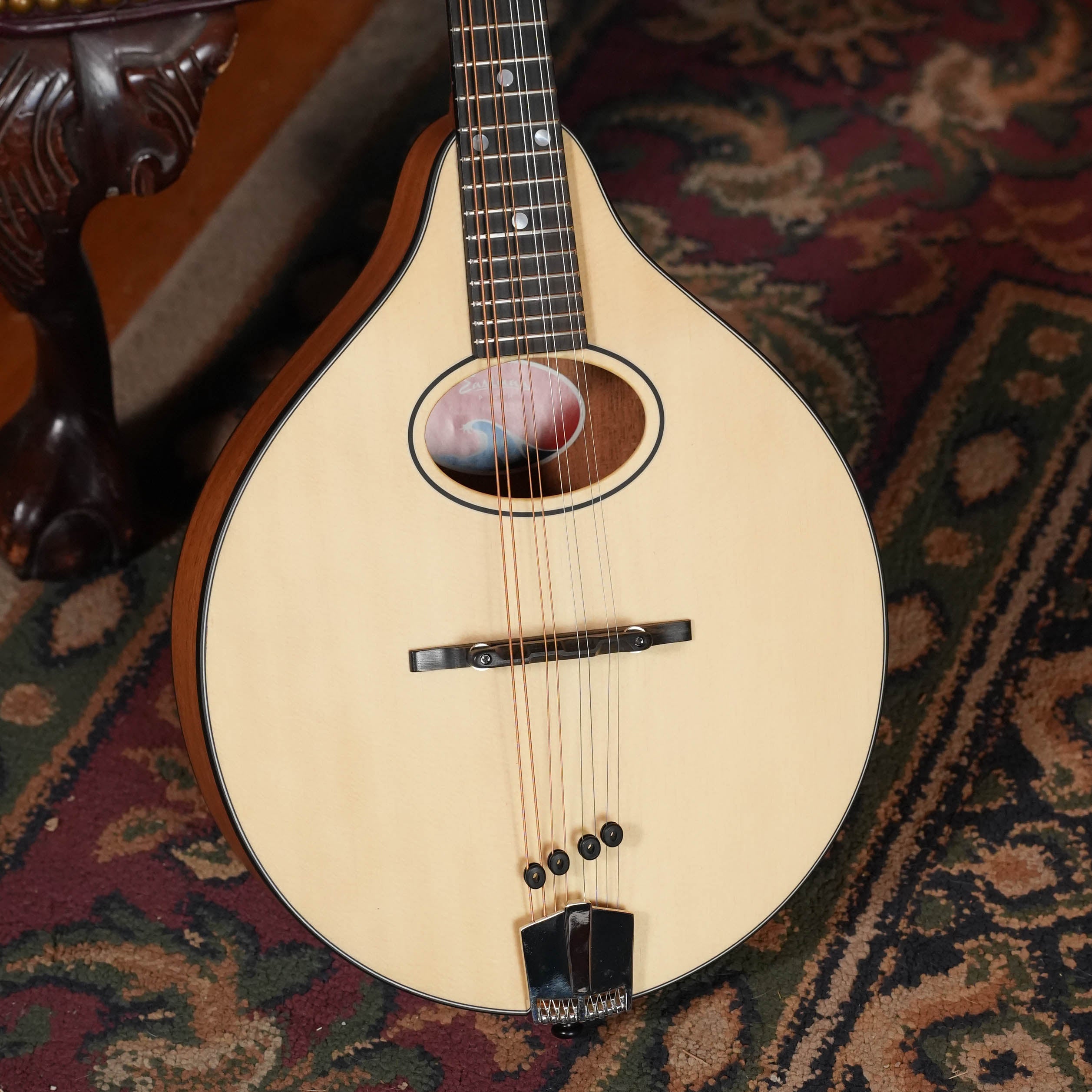 Eastman PCH-M104-NAT Solid Spruce/Laminated Mahogany Natural Flattop A-Style Mandolin #1890