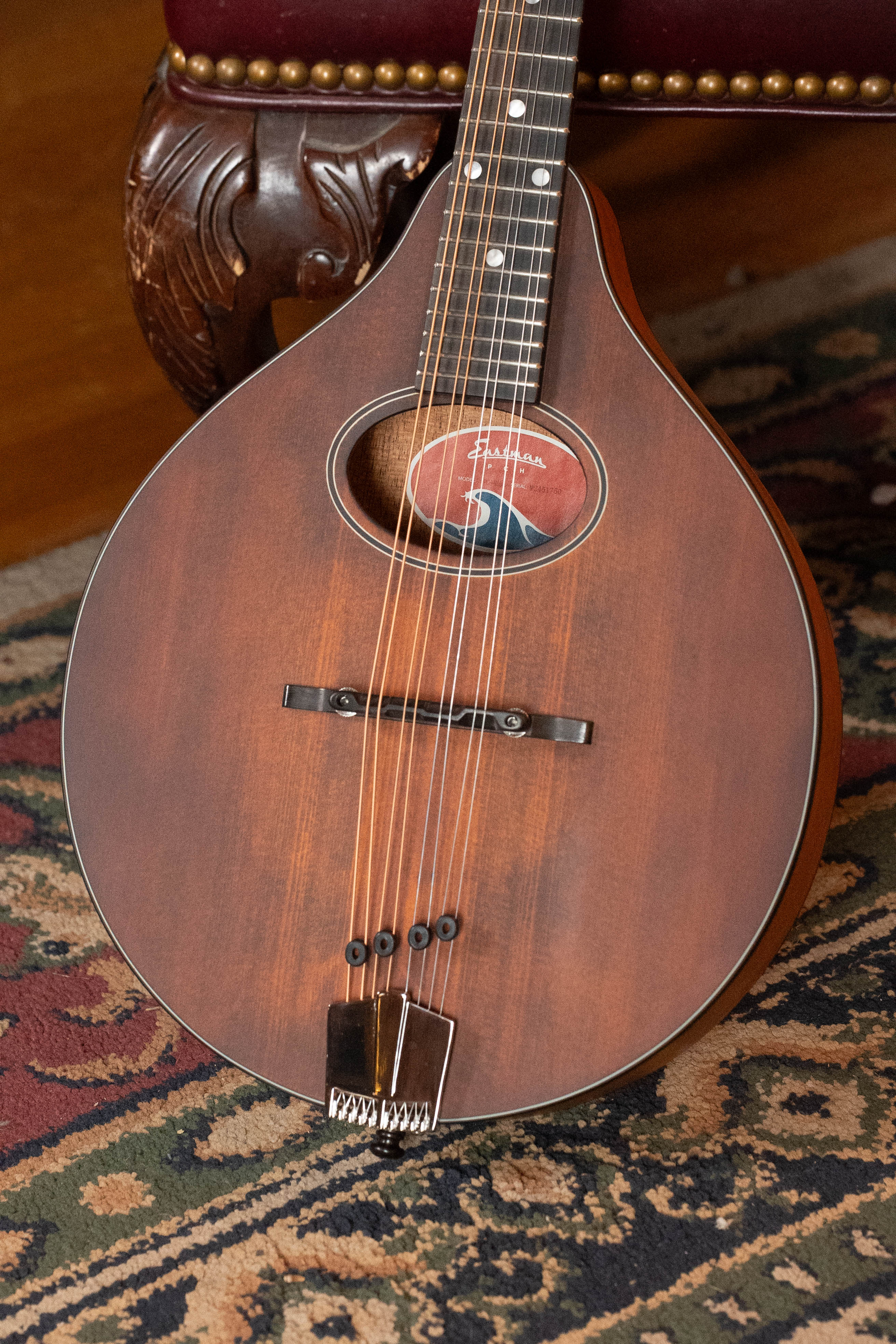 Eastman PCH-M104 Solid Spruce/Laminated Mahogany Flattop A-Style Mandolin #1750