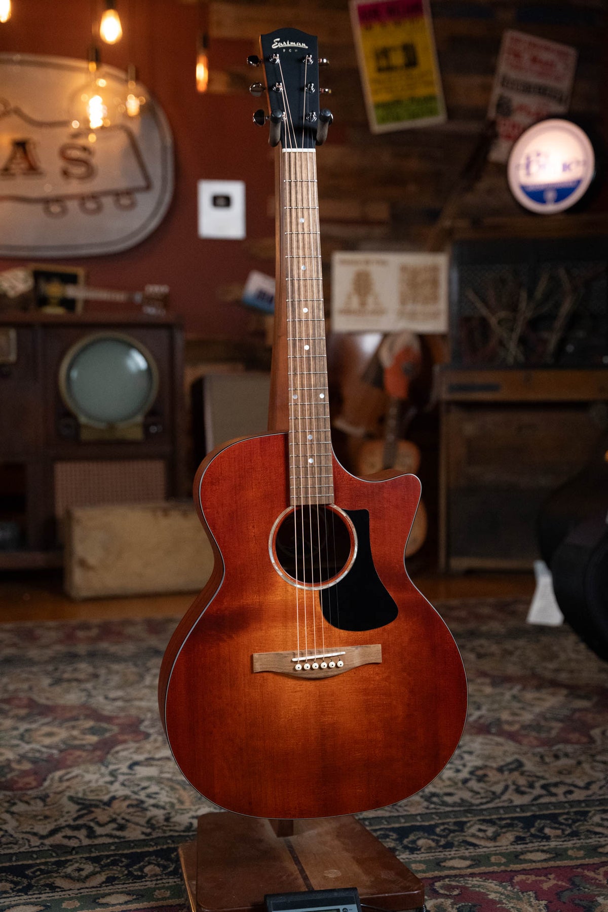 Eastman PCH1-GACE-CLA Classic Grand Auditorium Cutaway Acoustic-Electric Guitar #1853